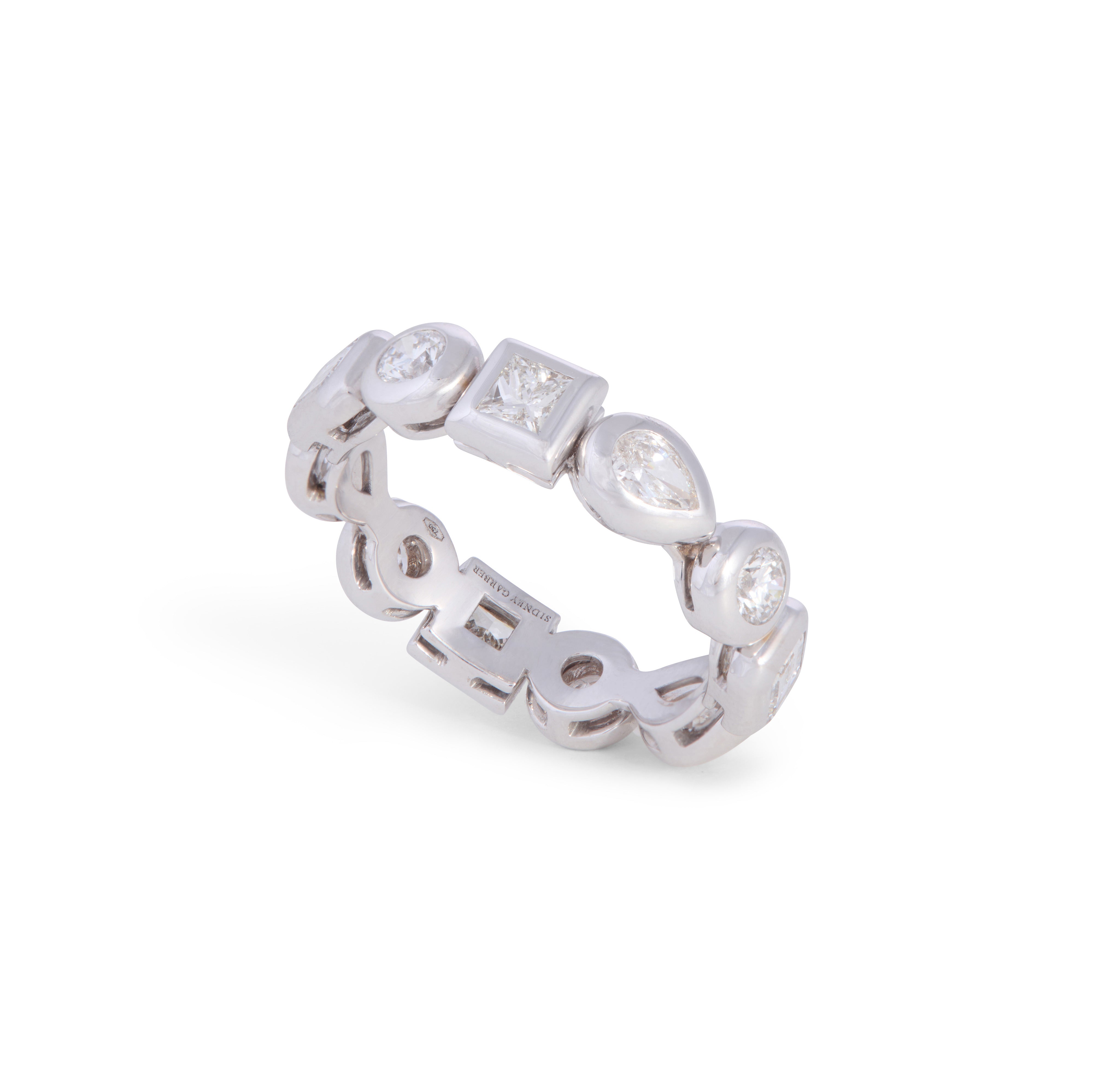 White Gold Multi Shape Ring
