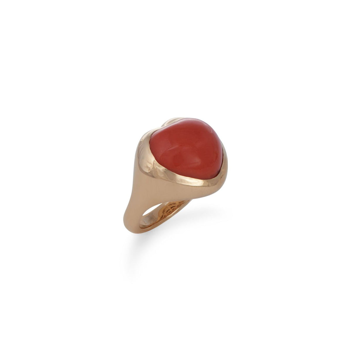 Coral Heart Ring | Rings Rings