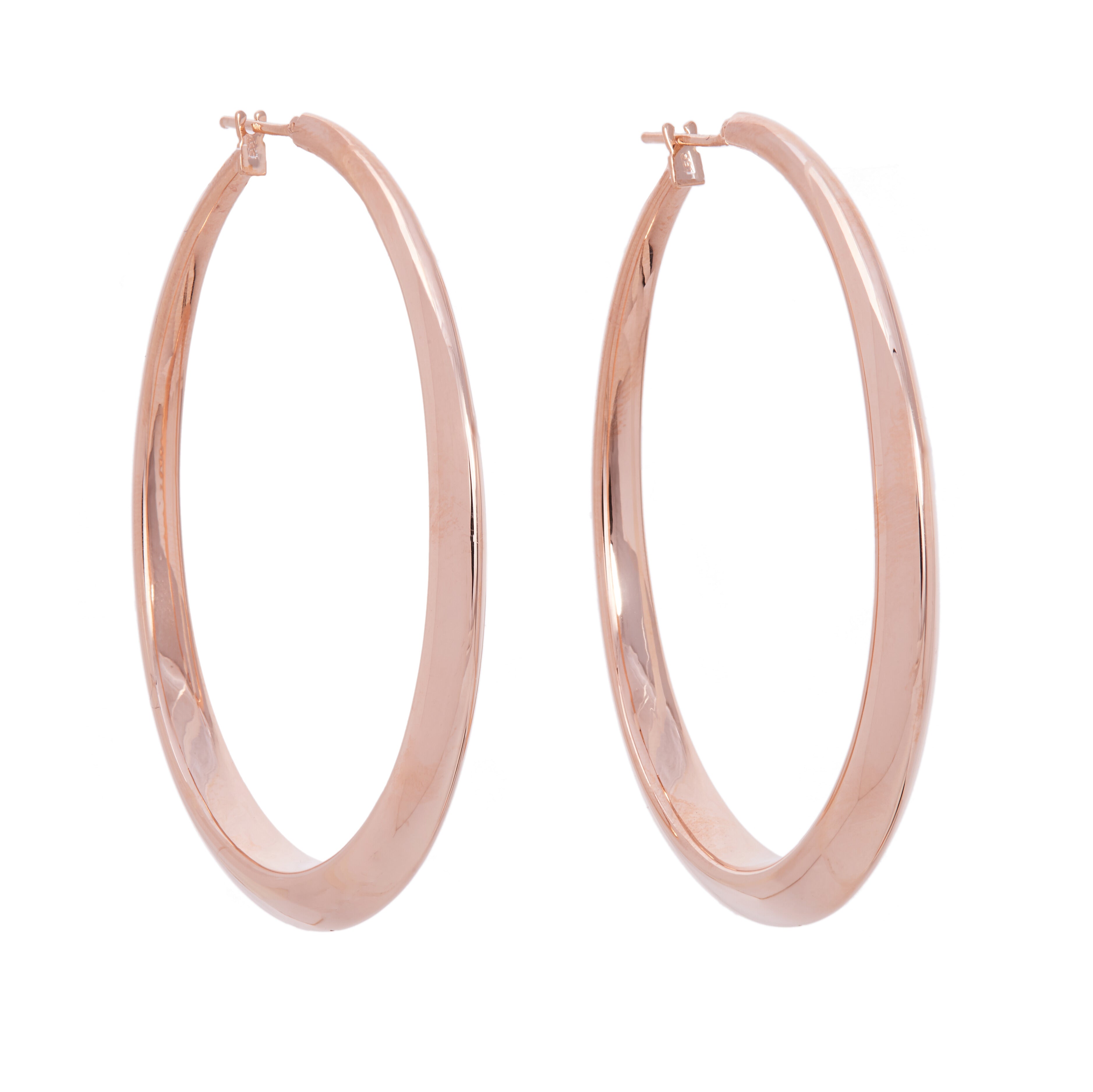 Oval Hoop Earrings