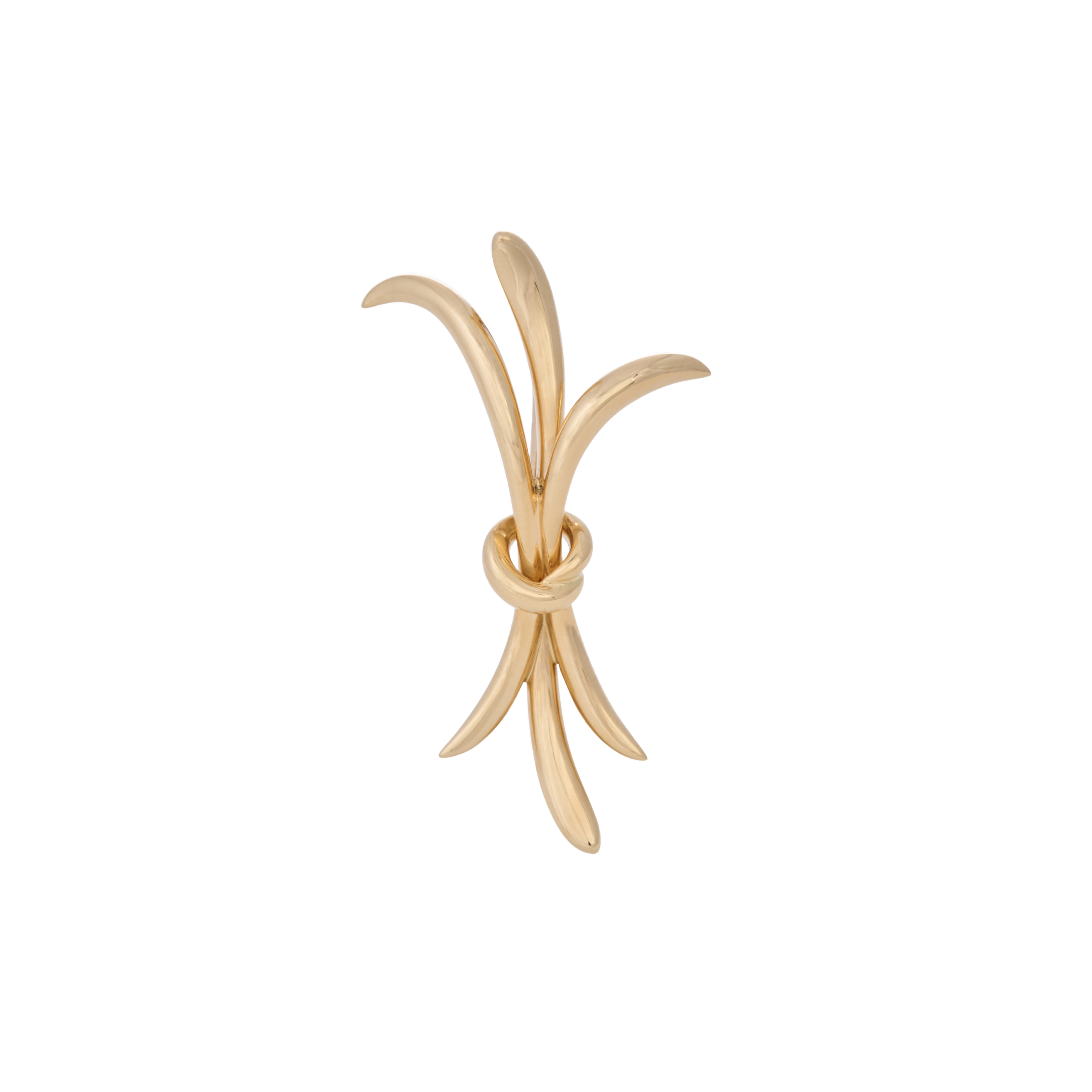 Yellow Gold Bow Brooch