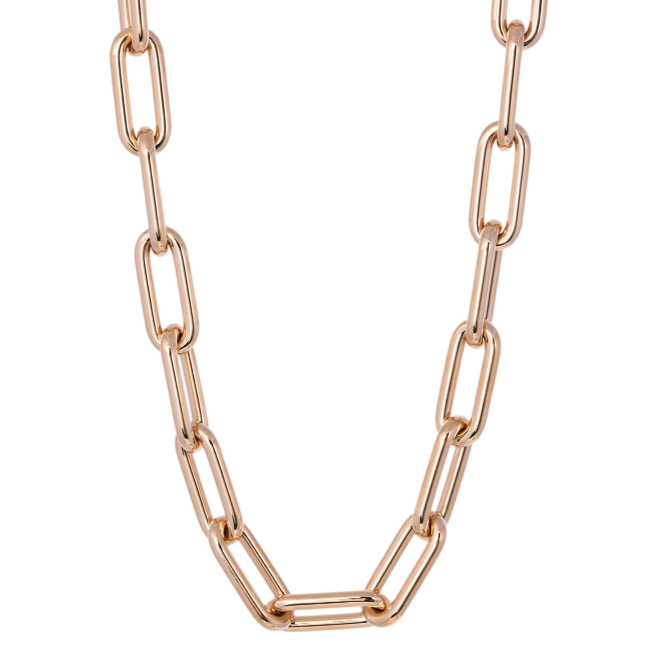 Elliptic Link Necklace | Yellow Gold / 18 in (45.75 cm) | Necklaces