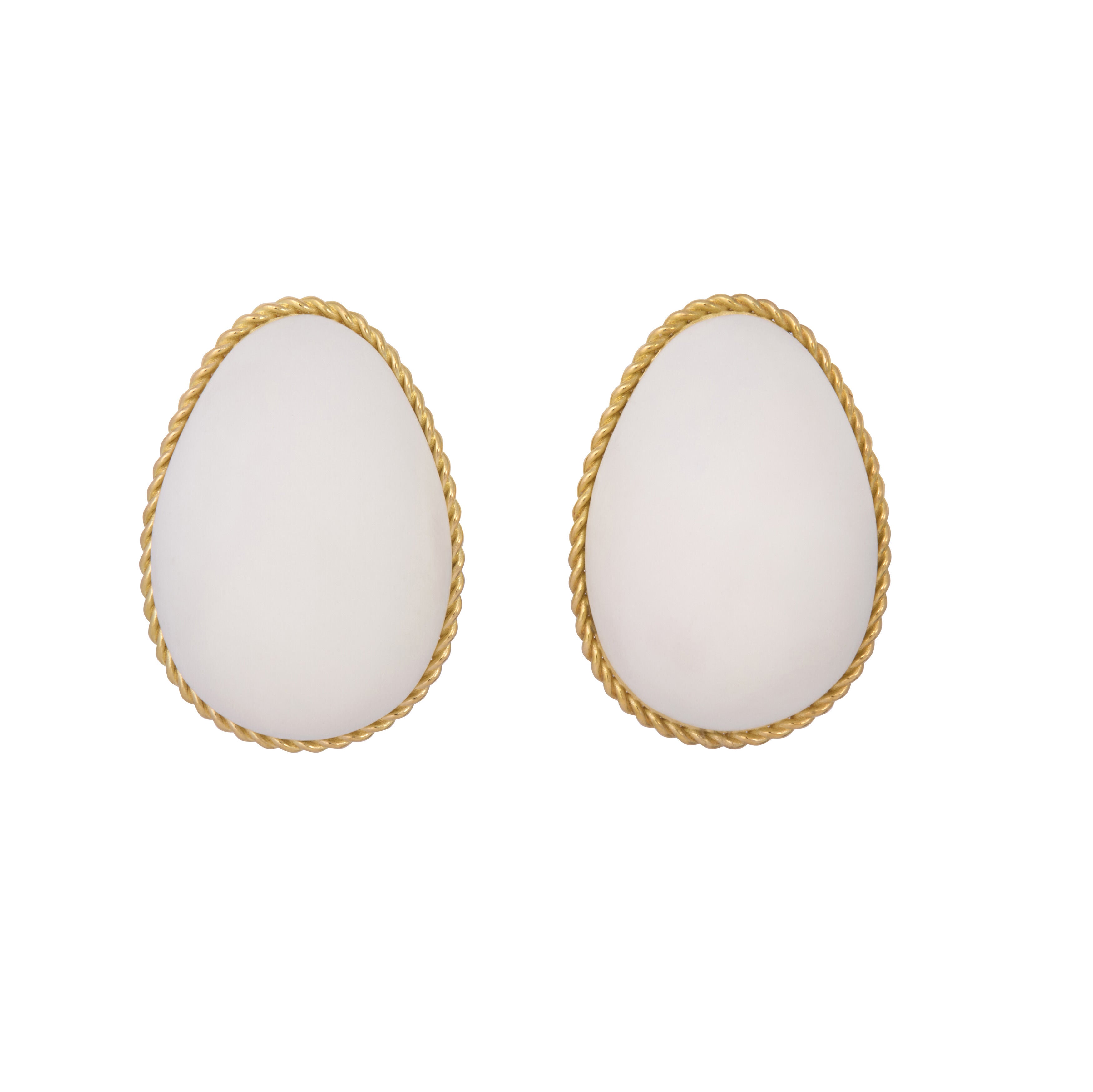 White B-Carbon Anjou Earrings