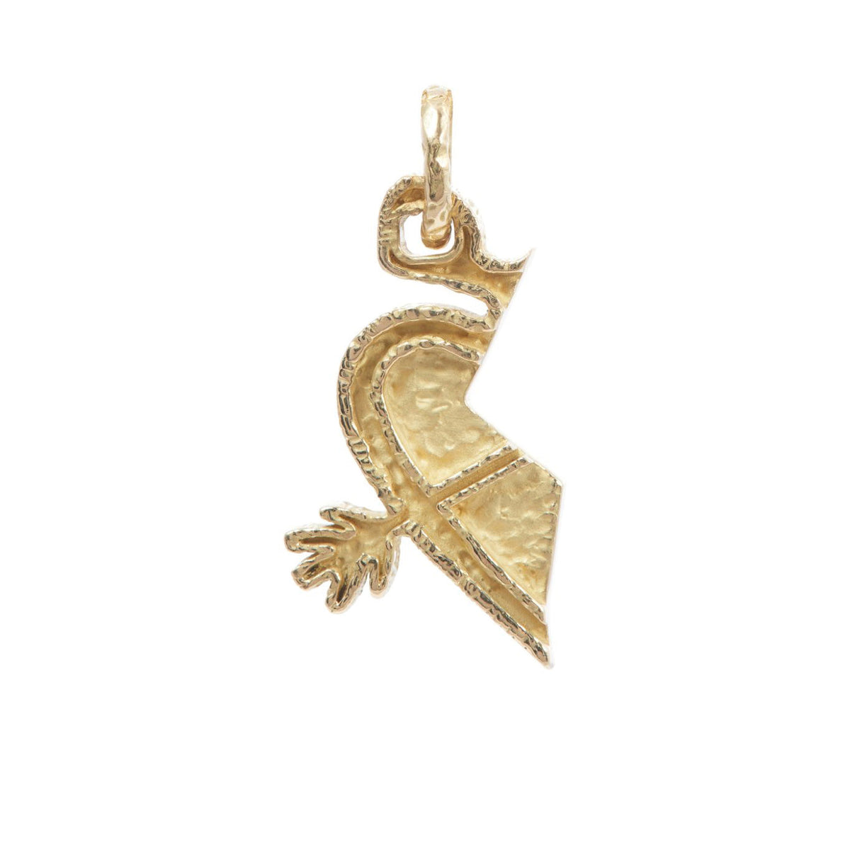 Split Heart Charm | Yellow Gold | Charms