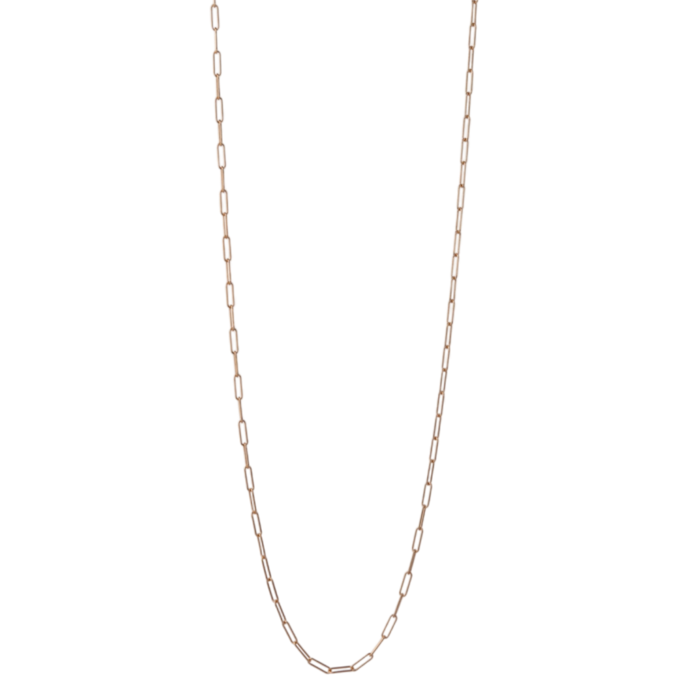 Paper Clip Chain Necklace | Yellow Gold / 16 in (40.5 cm) | Necklaces