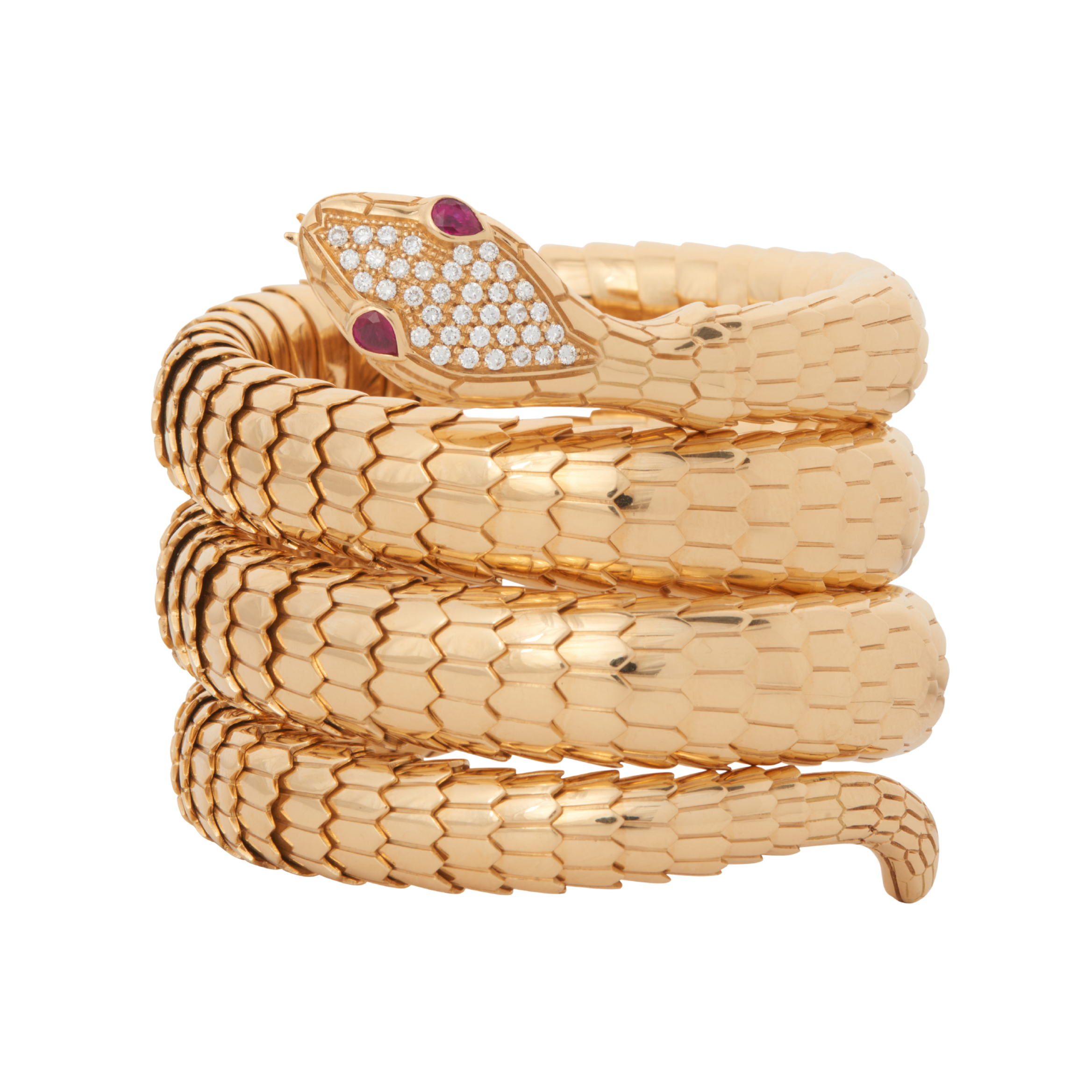 Il Serpente Triple Coil Bracelet