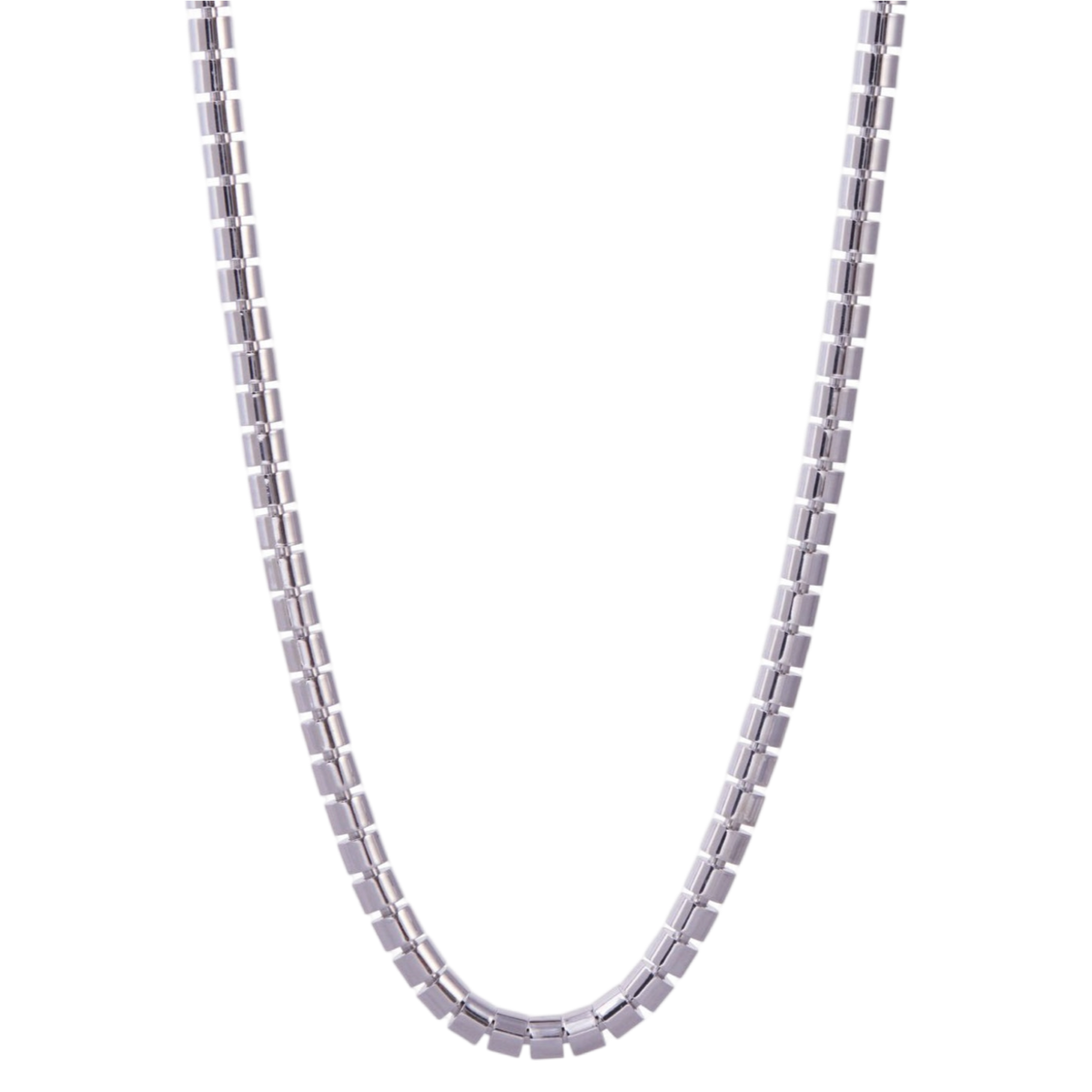 Short Skinny Ophelia Necklace | White Gold / 14 in (35.5 cm) | Necklaces