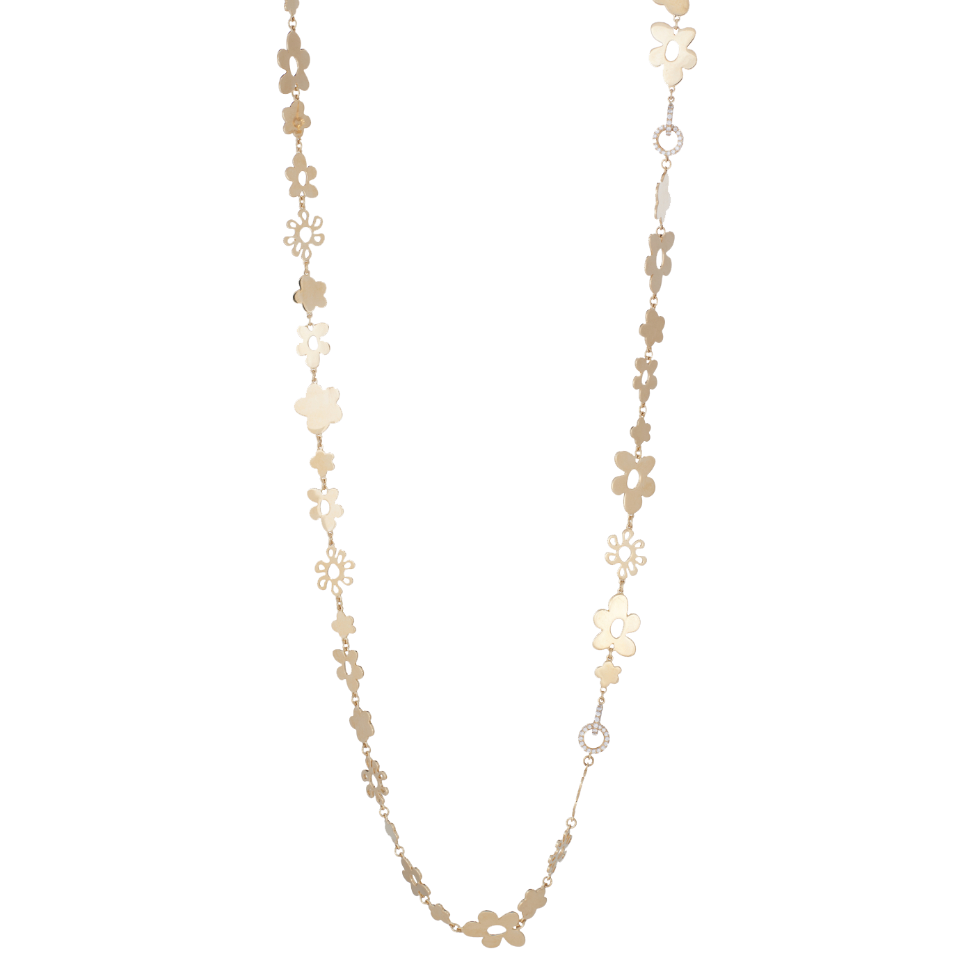 Preorder - Arcadia Diamond Flower Necklace with Detachable Bracelet | Necklaces