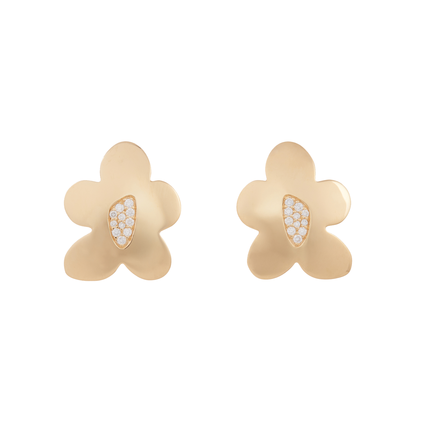 Preorder - Arcadia Diamond Flower Clip On Earrings | Earrings