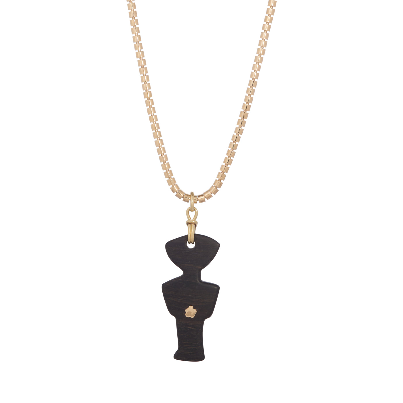 Preorder - Delphi Ebony and Gold Pendant