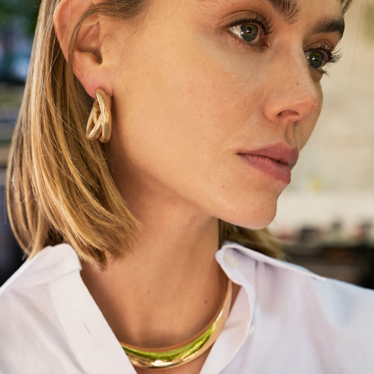 Intertwined Hoop Earrings