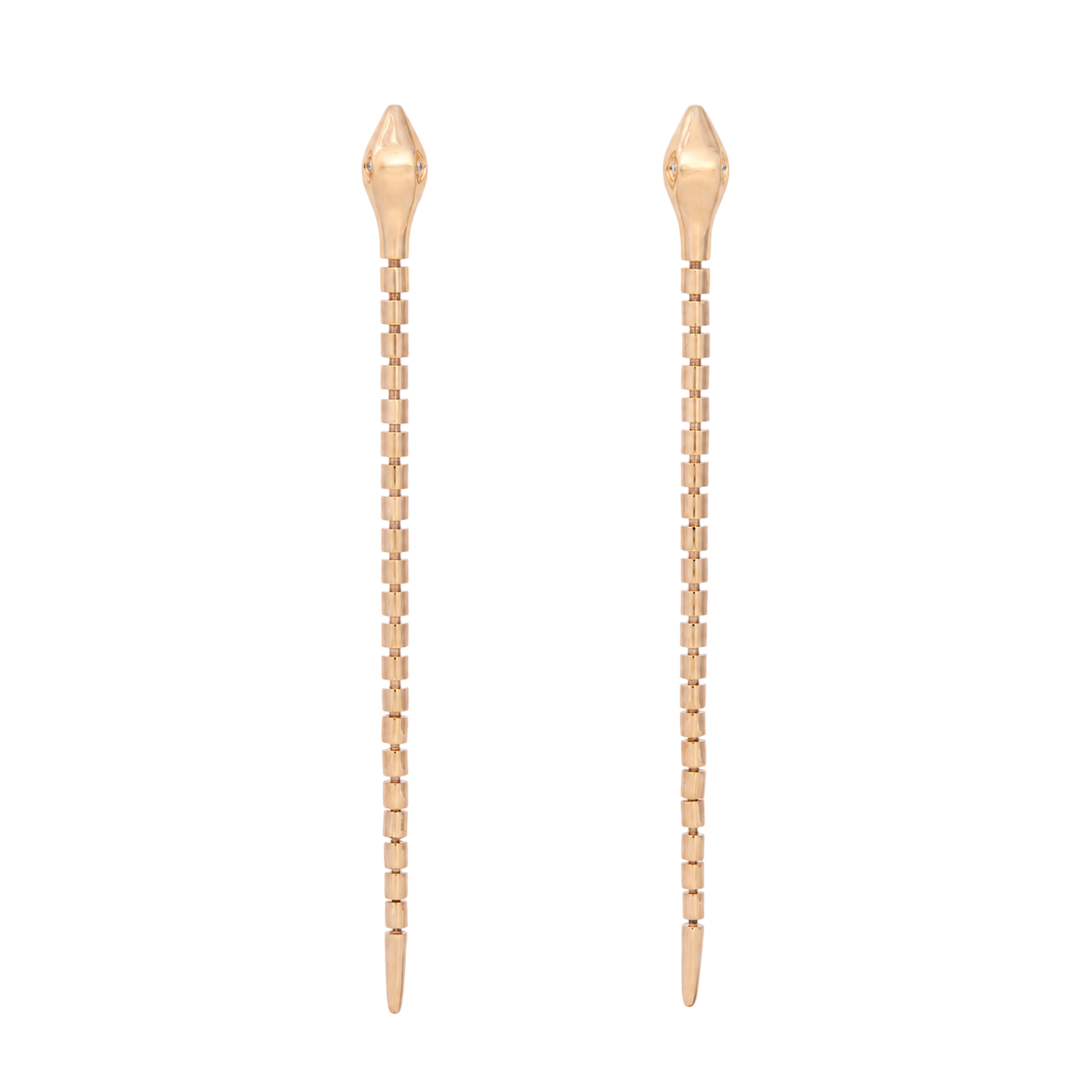 Snake Shoulder Duster Earrings