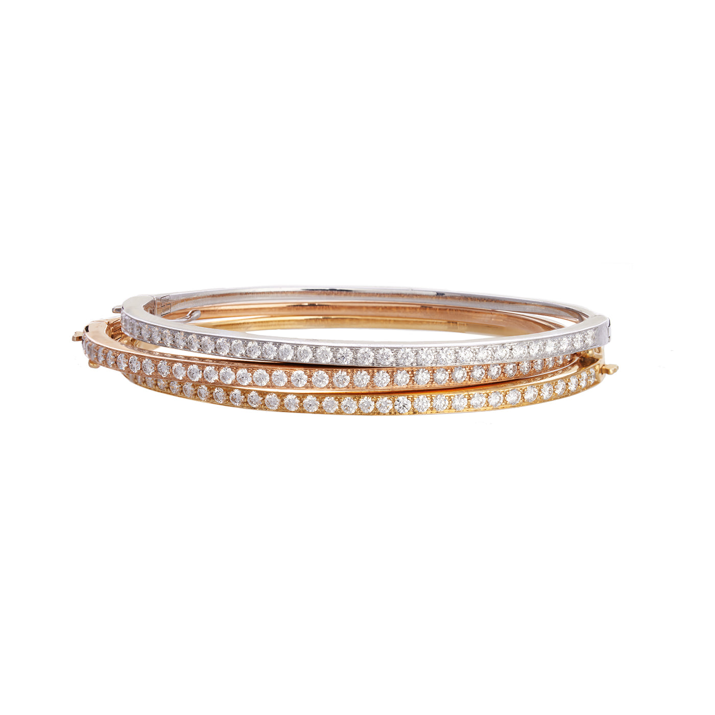 Diamond Bangle | White Gold | Bracelets