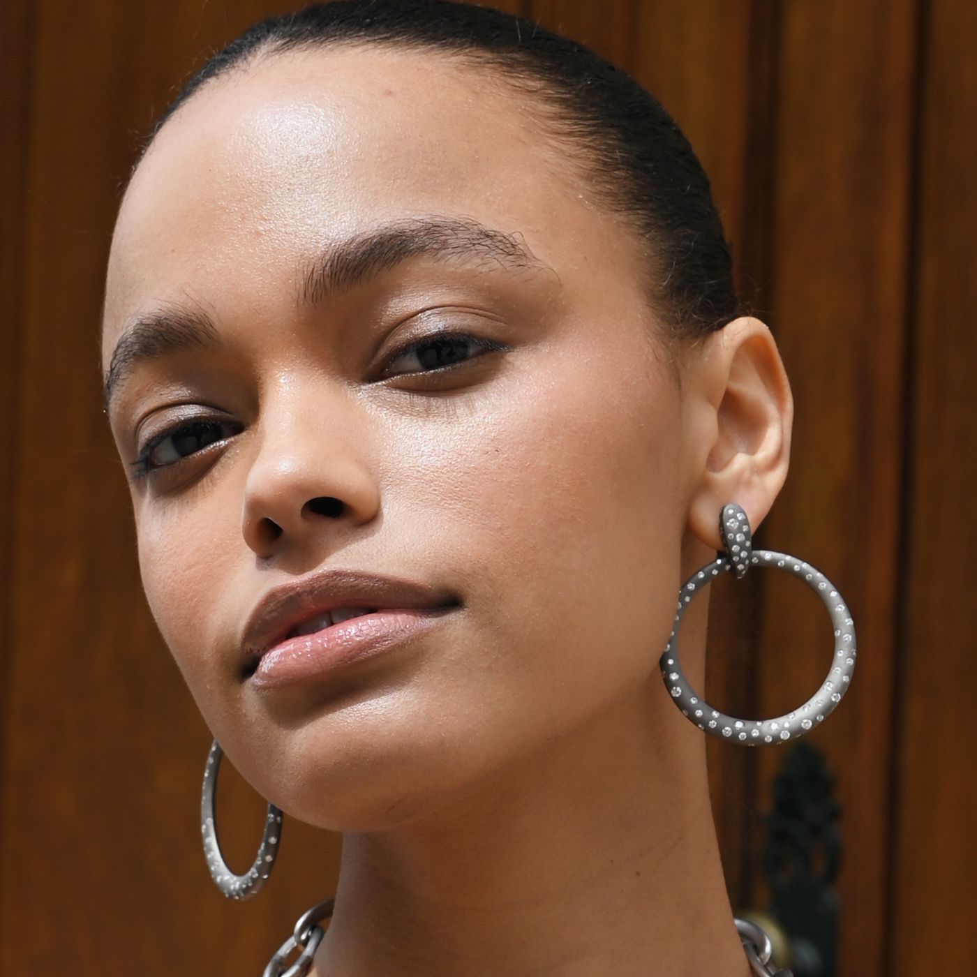 Diamond Scatter Hoops