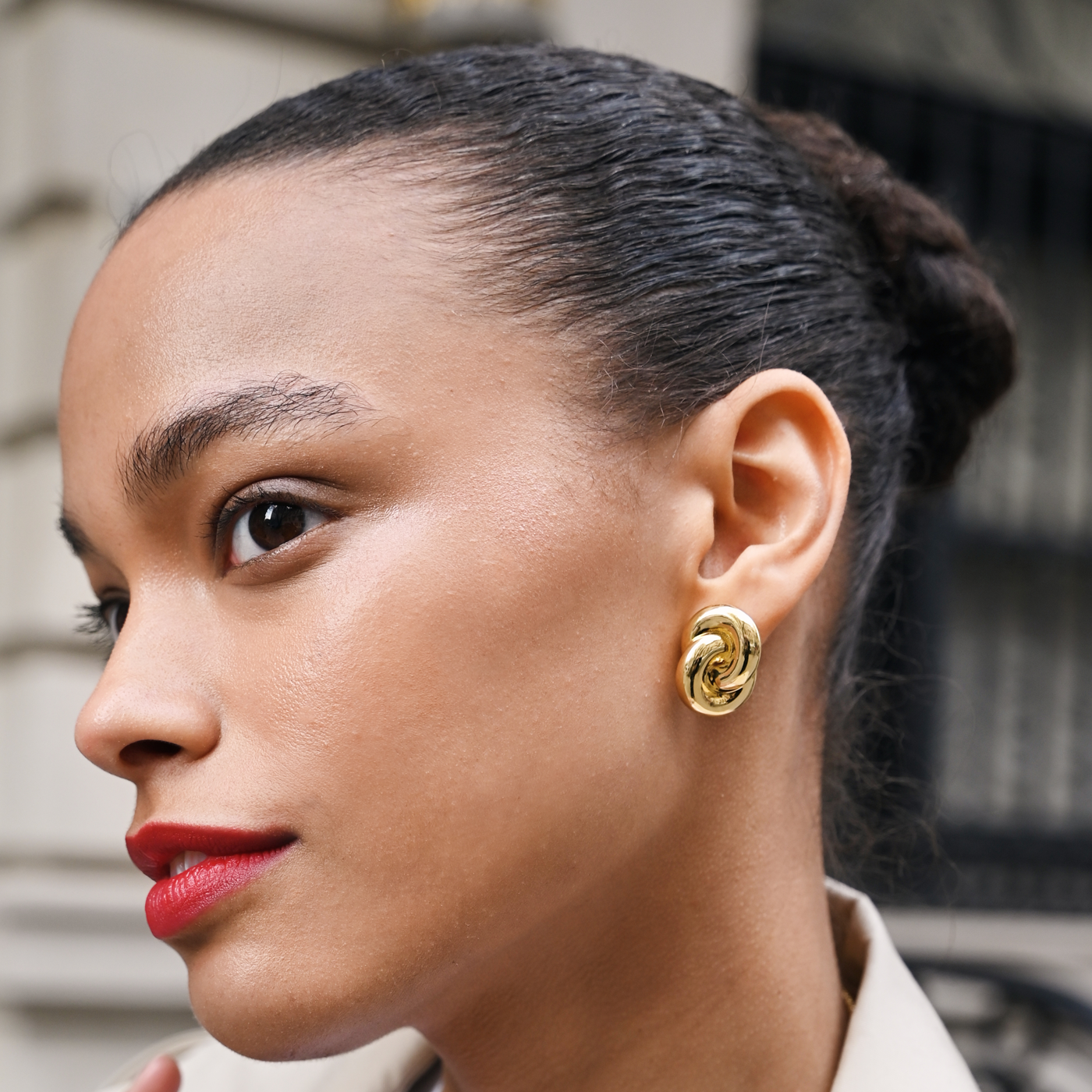 Interlocking Circle Earrings