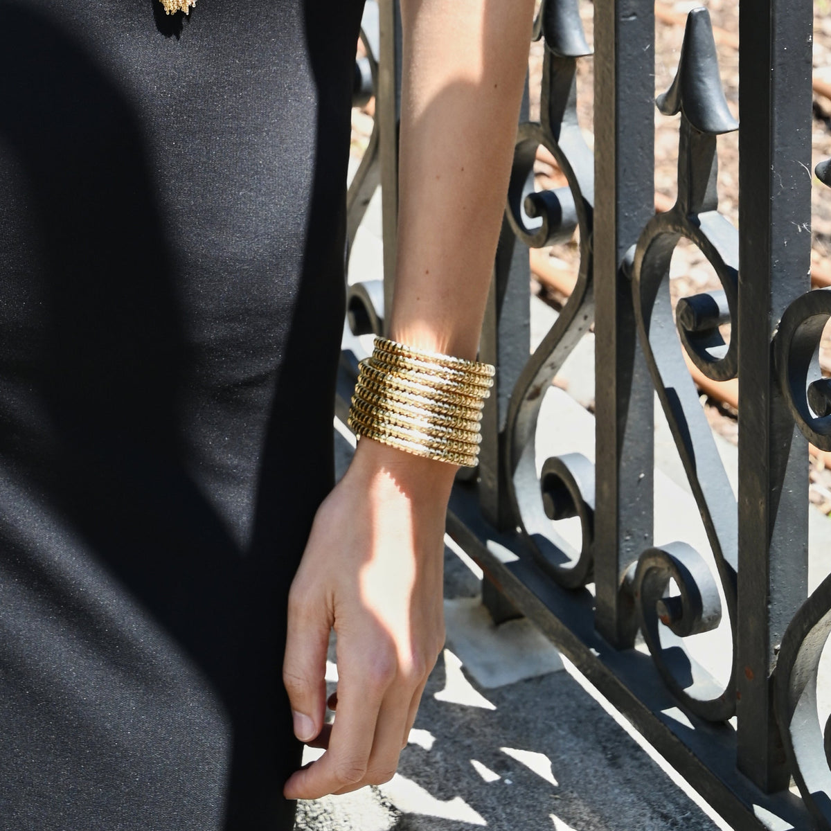 Triple Coil Bracelet