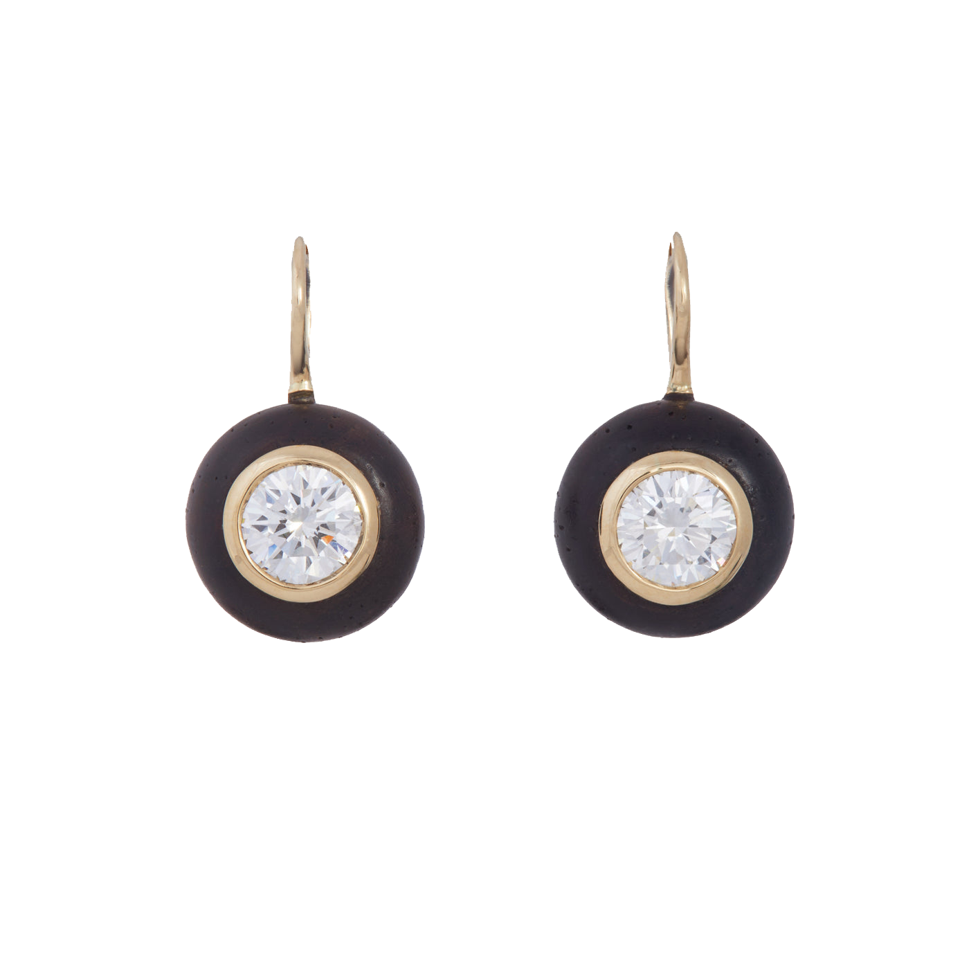 Diamond and Ebony Earrings | Earrings Earrings