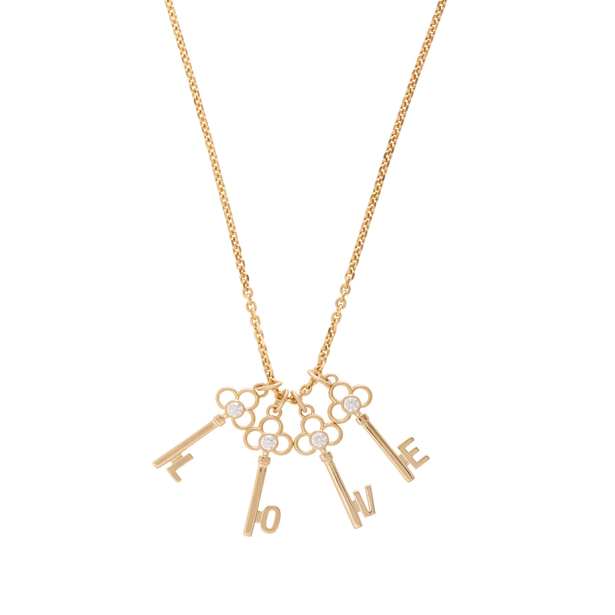 Alphabet Key Charm | Necklaces