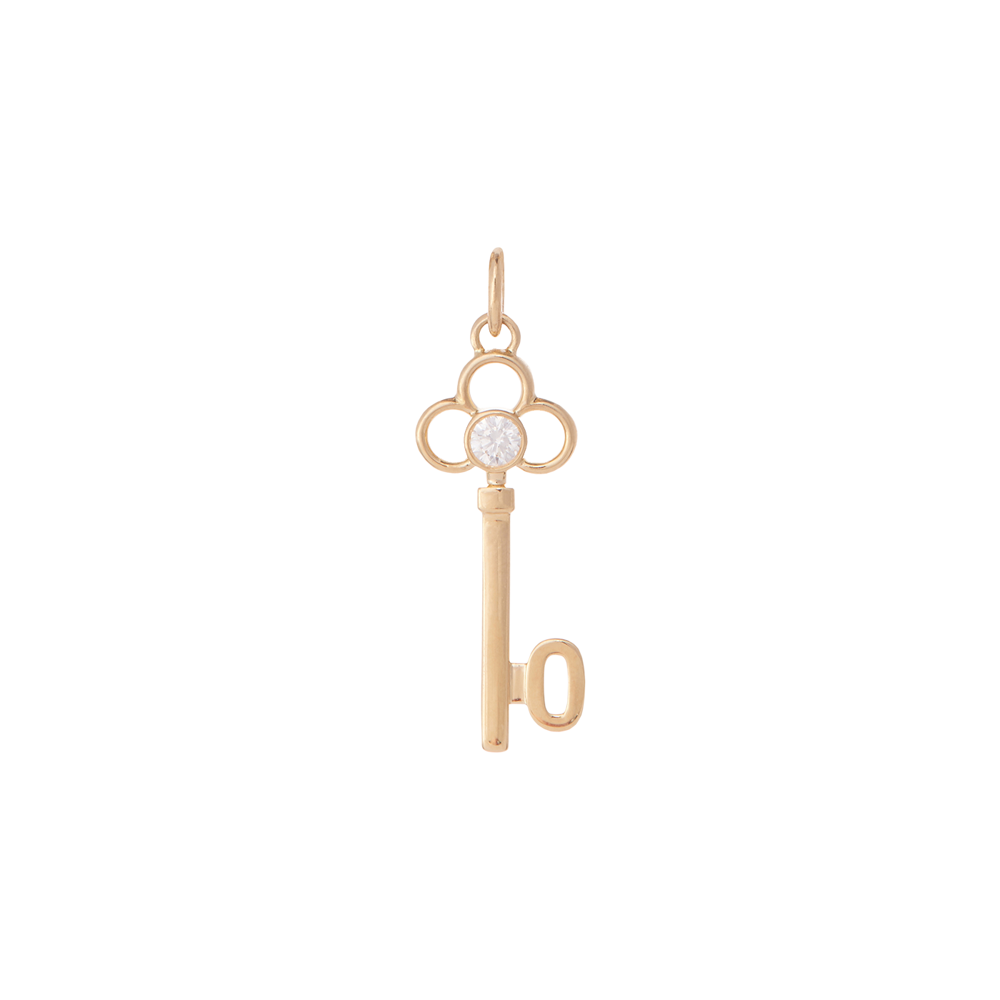 Alphabet Key Charm | Yellow Gold | Charms