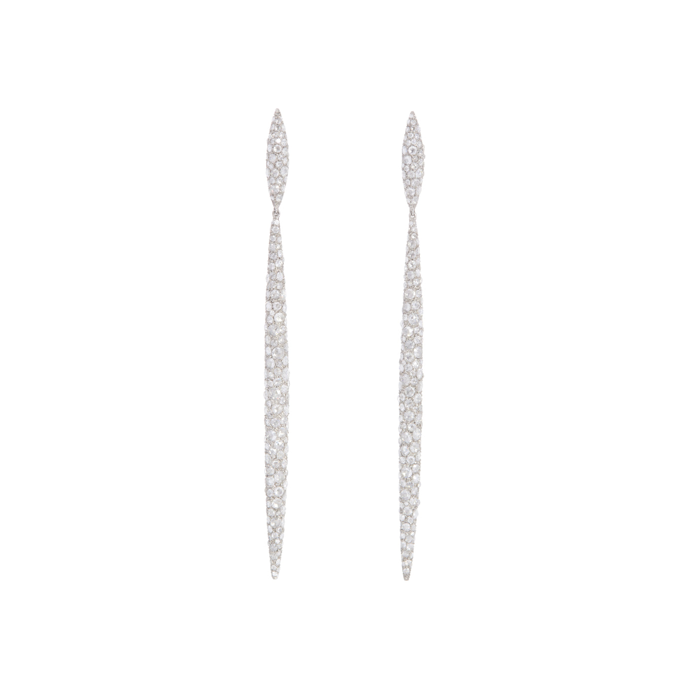Diamond Matchstick Earrings