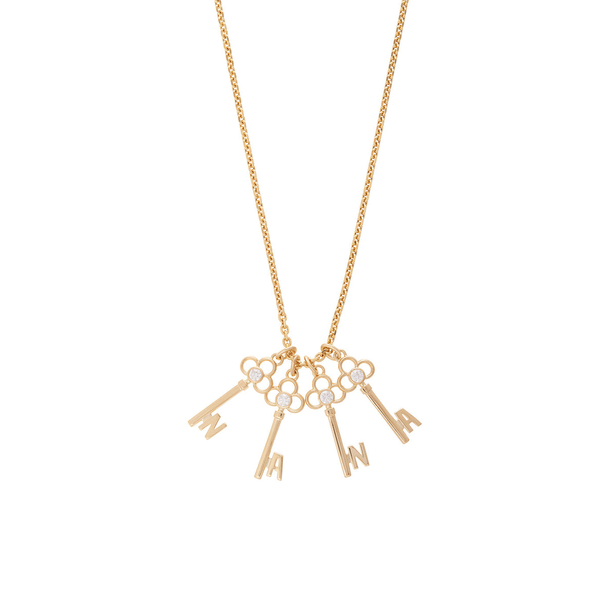 Alphabet Key Charm | Necklaces