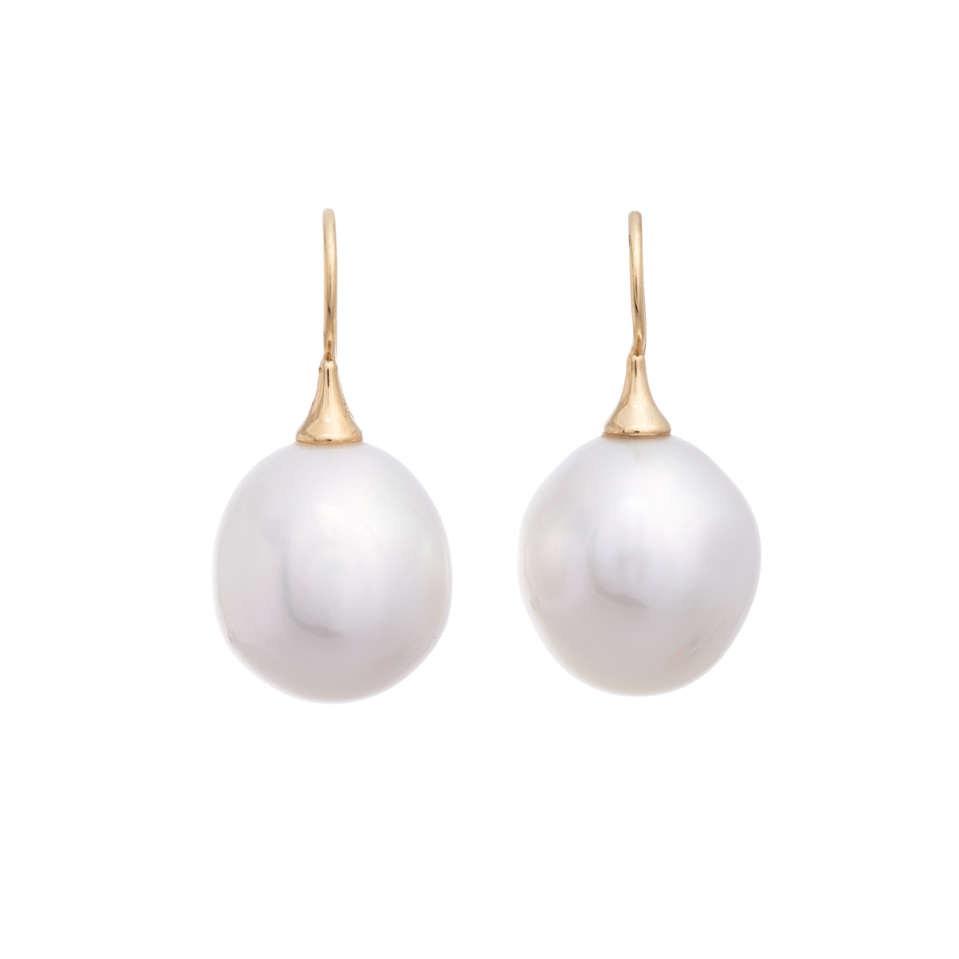 Floating Pearl On The Hook Earrings | Holiday Gift Guide