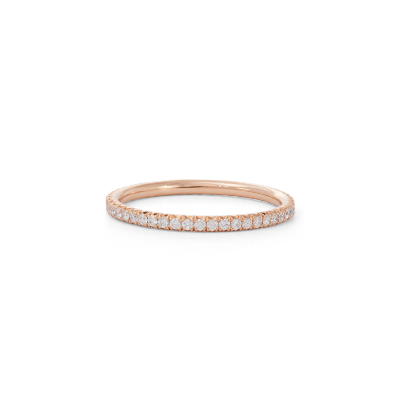 Micro Pave Diamond Band Ring