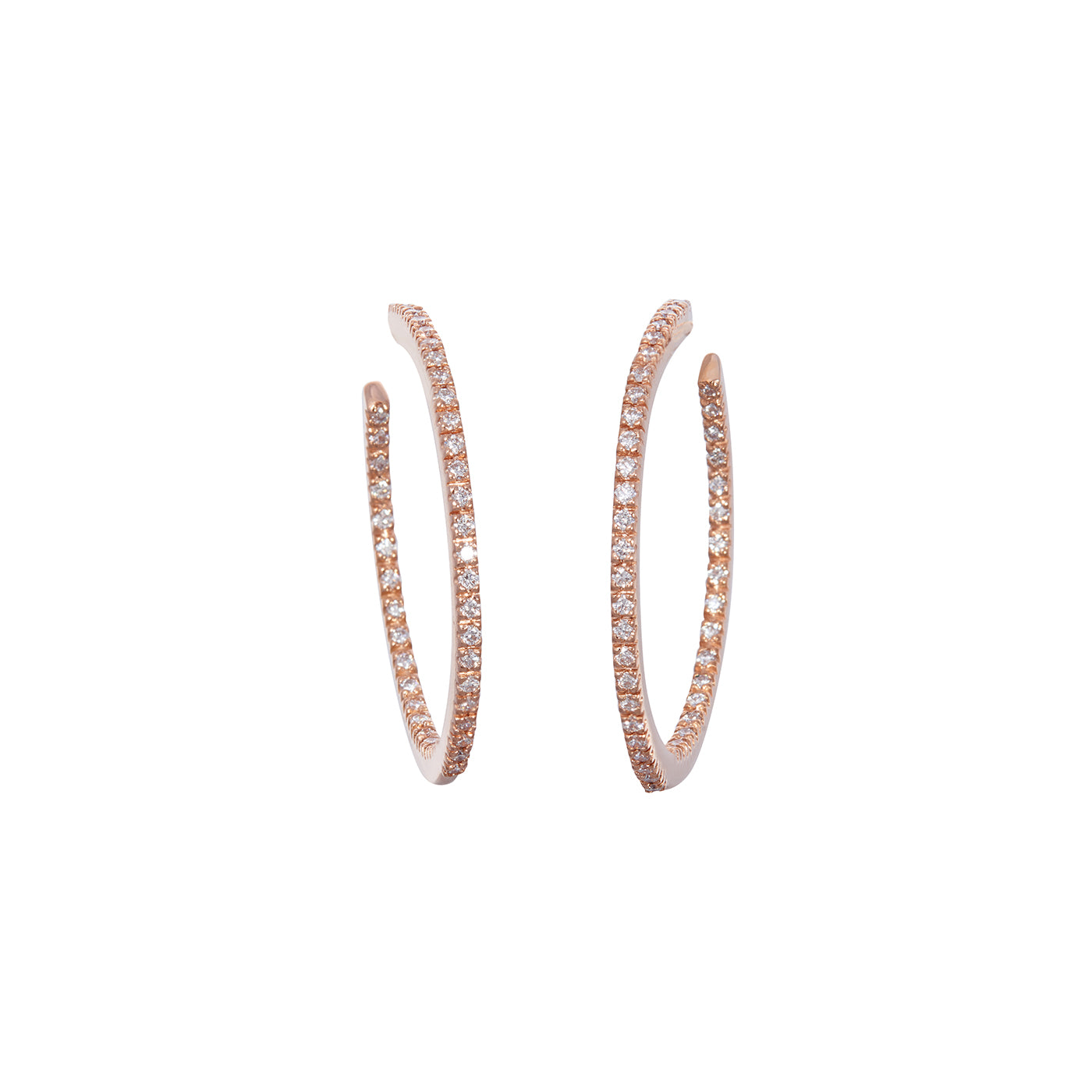 Petite Perfect Hoops | Rose Gold | Earrings Earrings