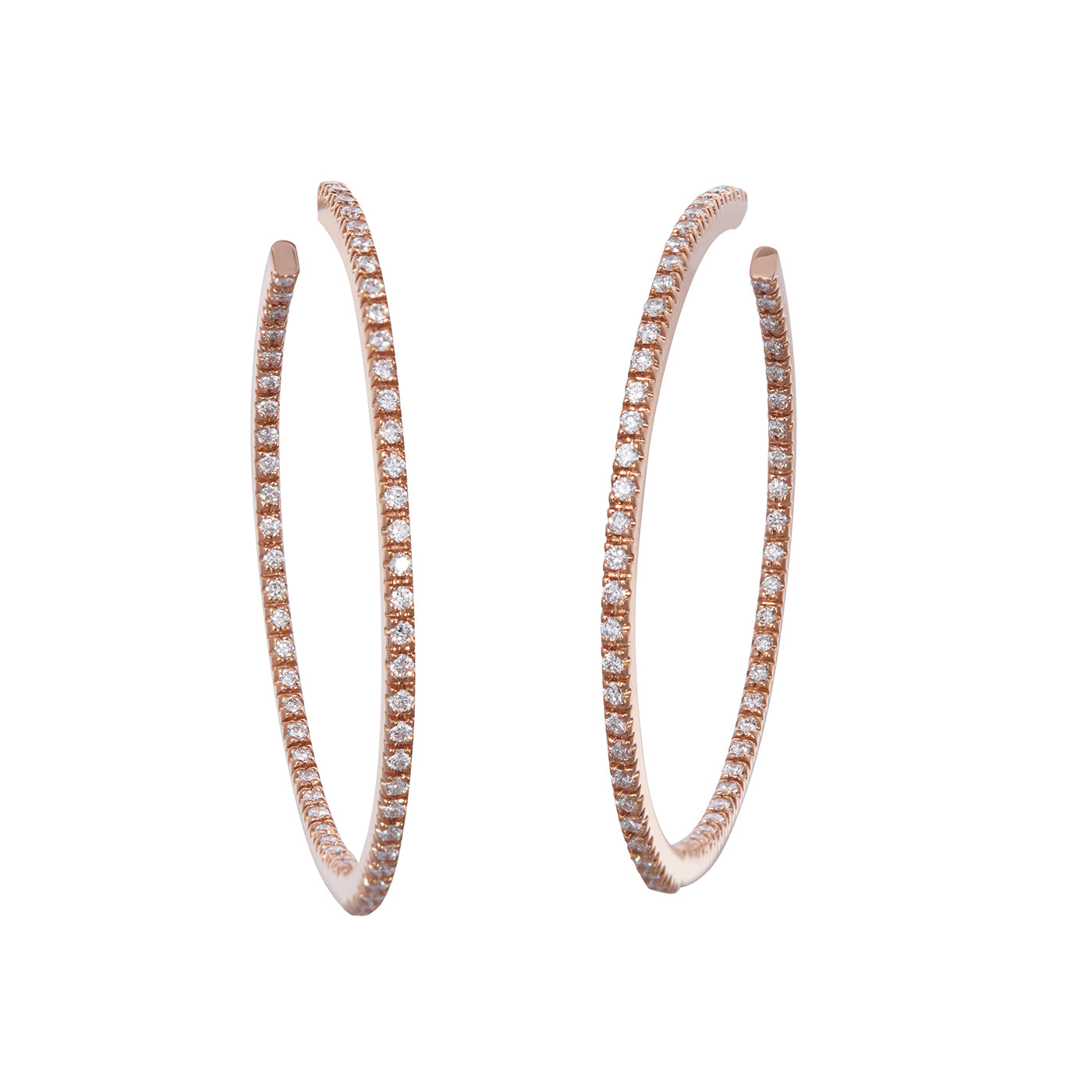 Small Perfect Hoops | Rose Gold | Earrings Earrings