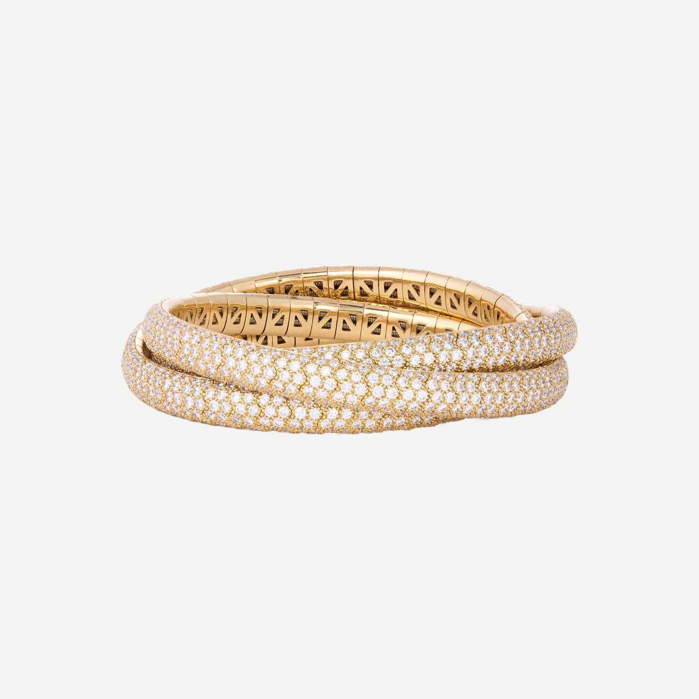Rolling Bracelet with Diamonds