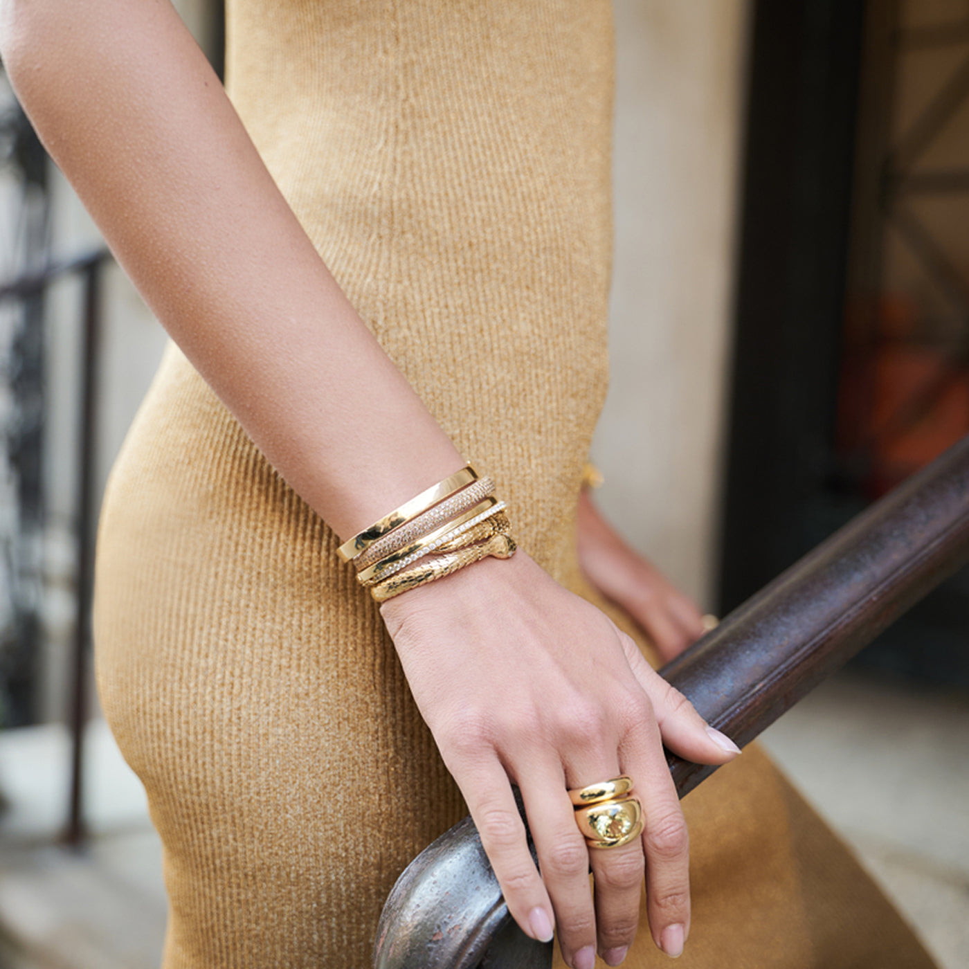 Diamond Narrow Pavé Stretch Bracelet