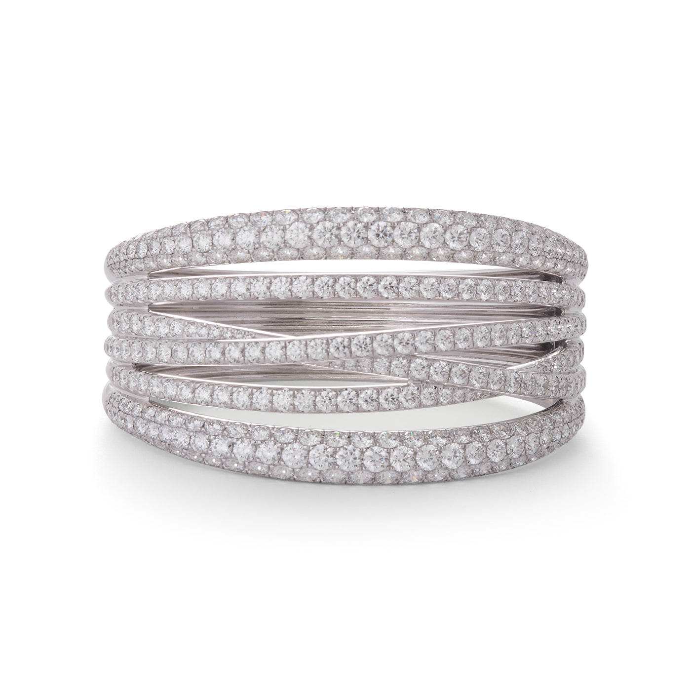 Diamond Pavé Scribble Bracelet