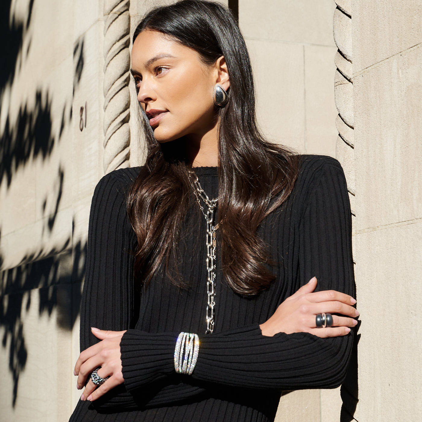 Titanium French Dome Ring