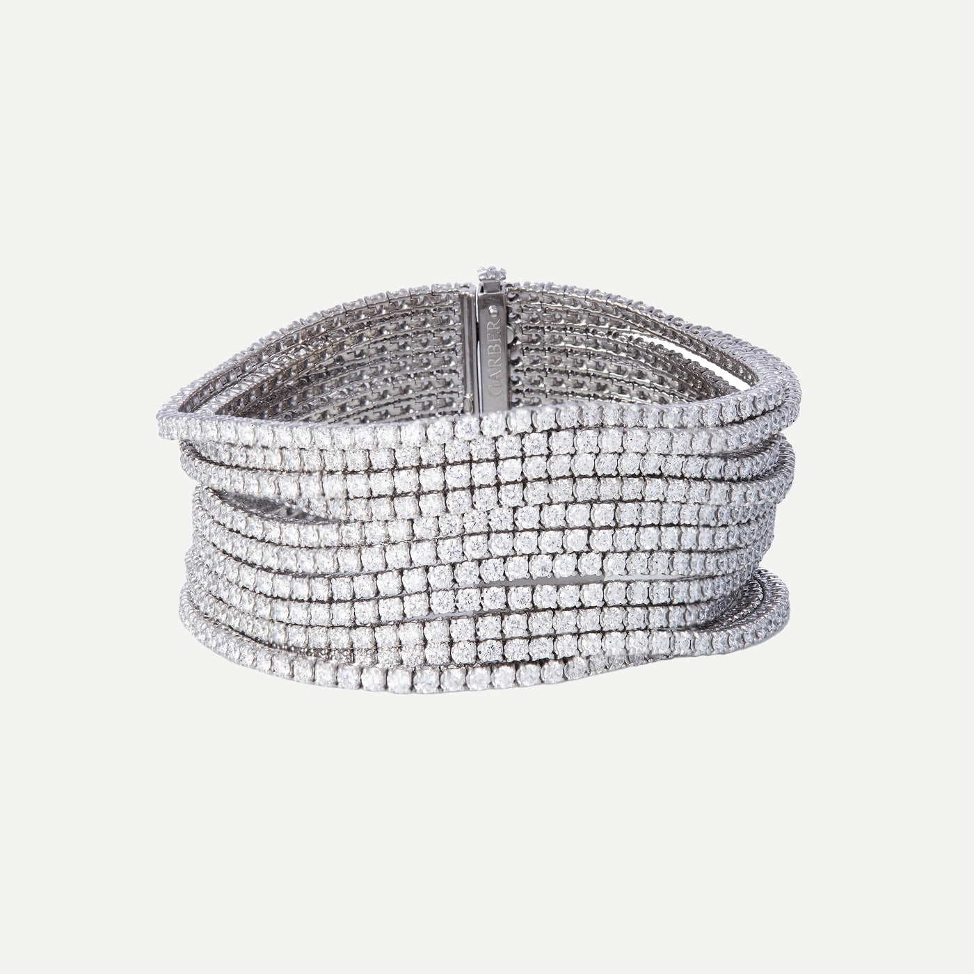 11 Row Bracelet with Diamonds