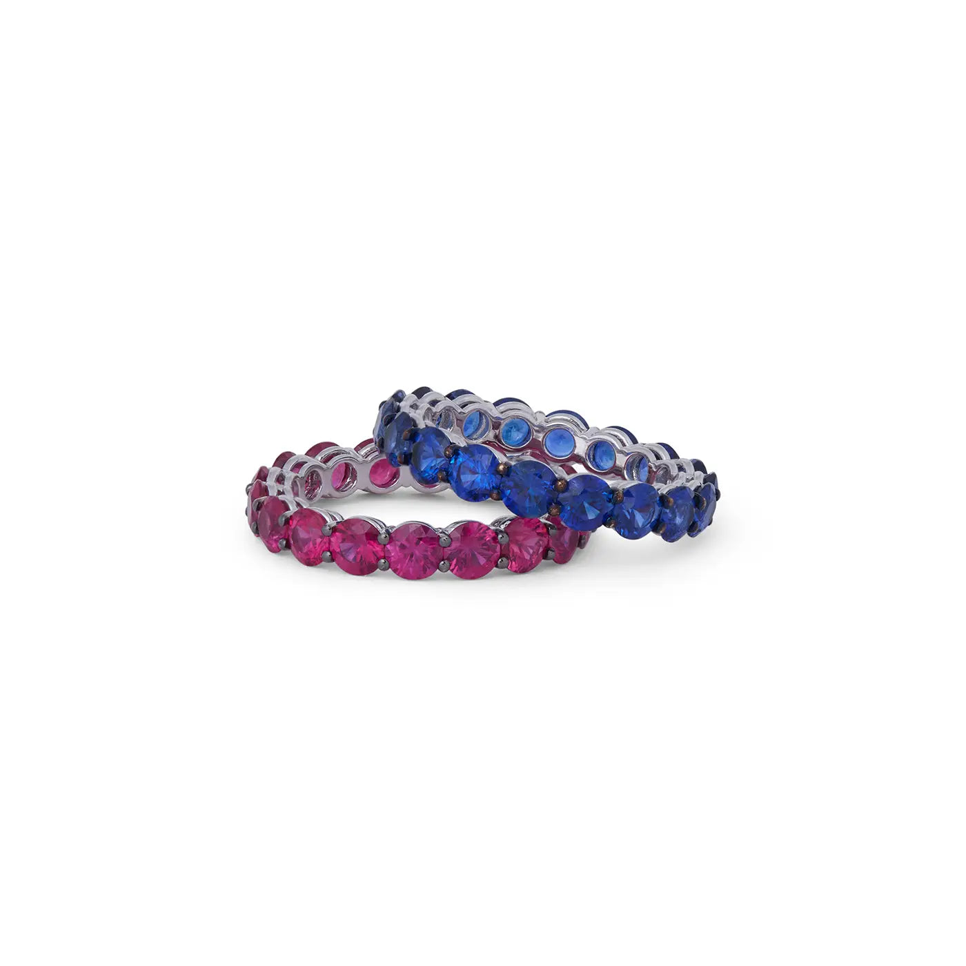Ruby Eternity Band | White Gold with Ruby | Rings