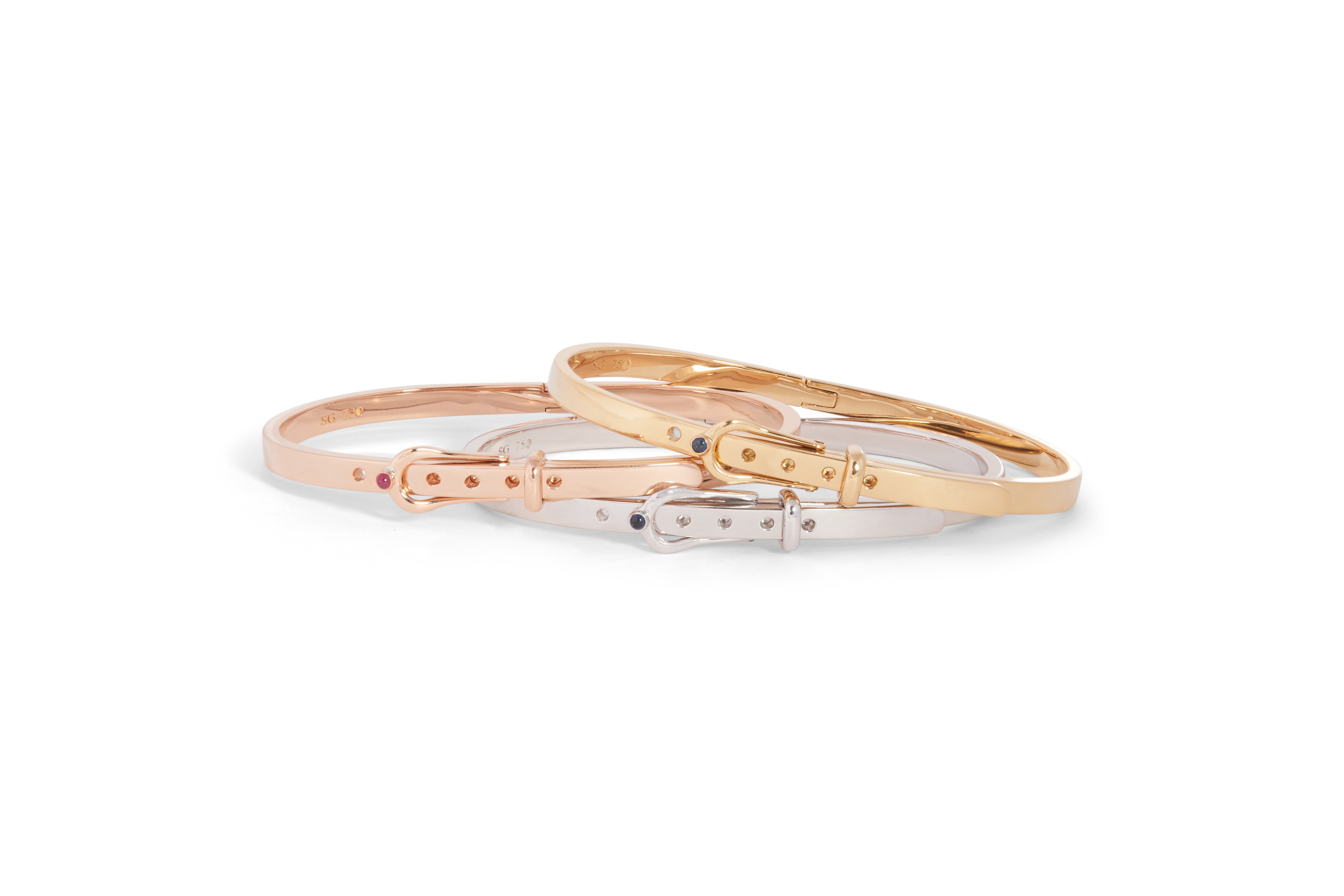 Narrow Buckle Bangle