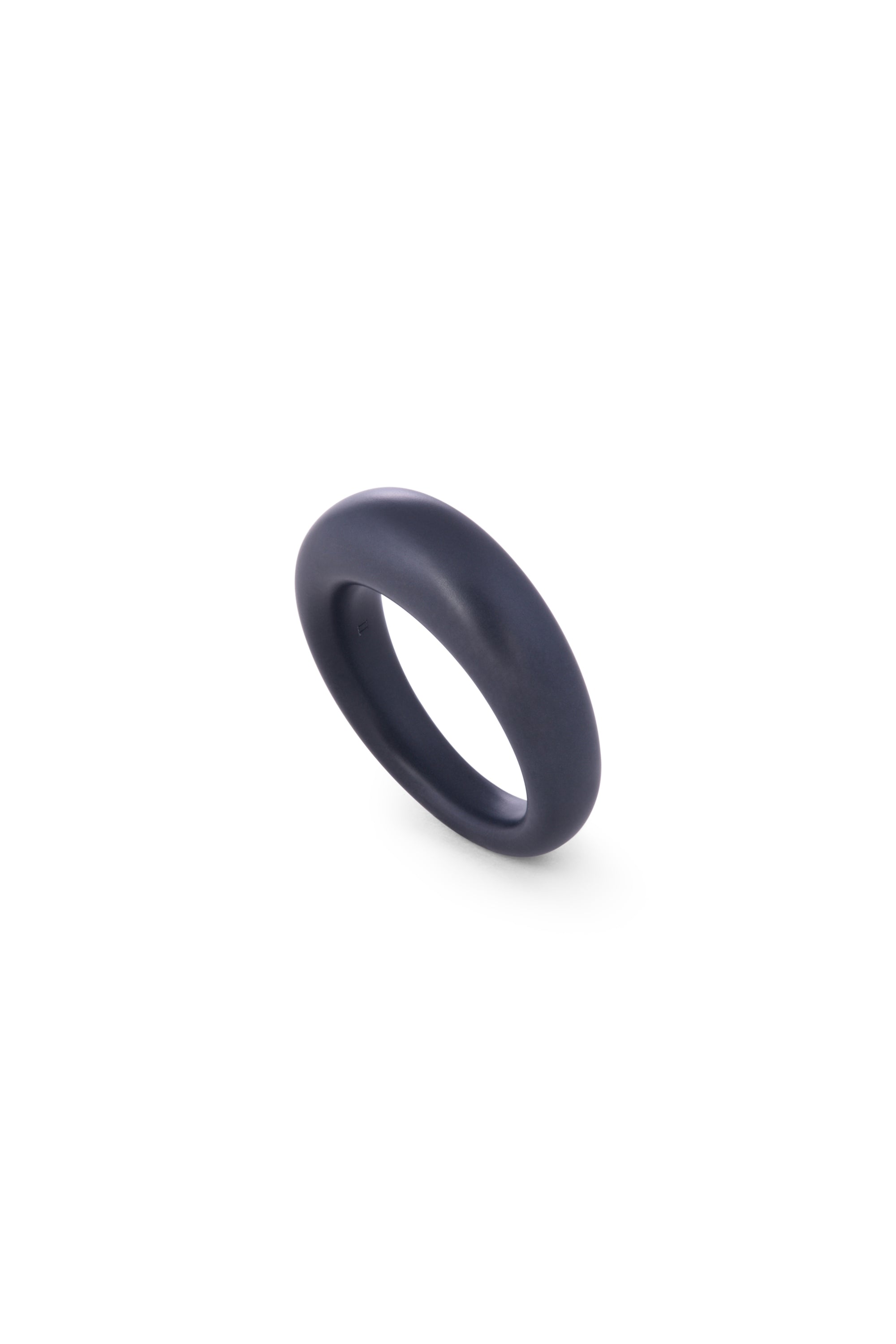 Titanium French Dome Ring