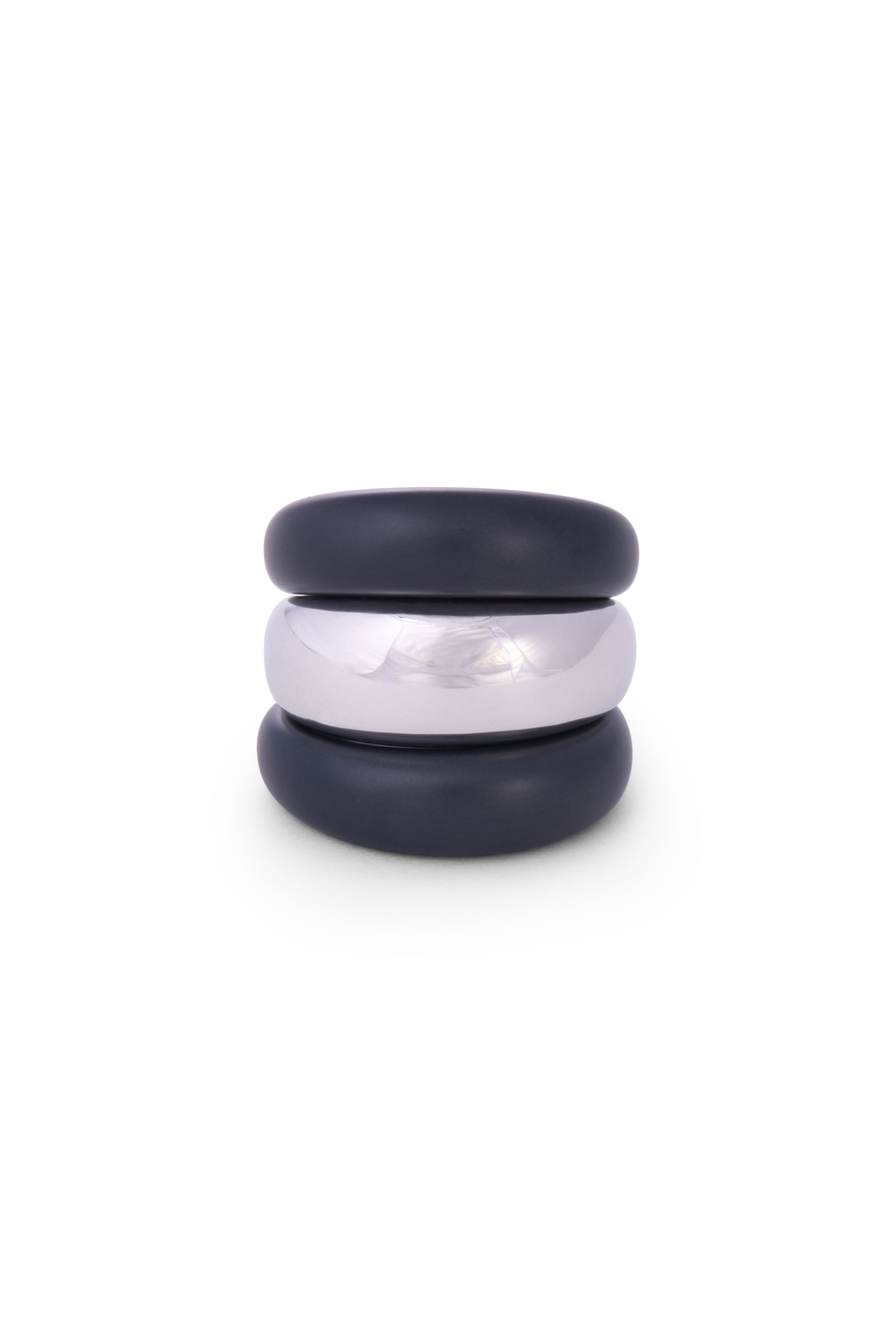 Titanium French Dome Ring