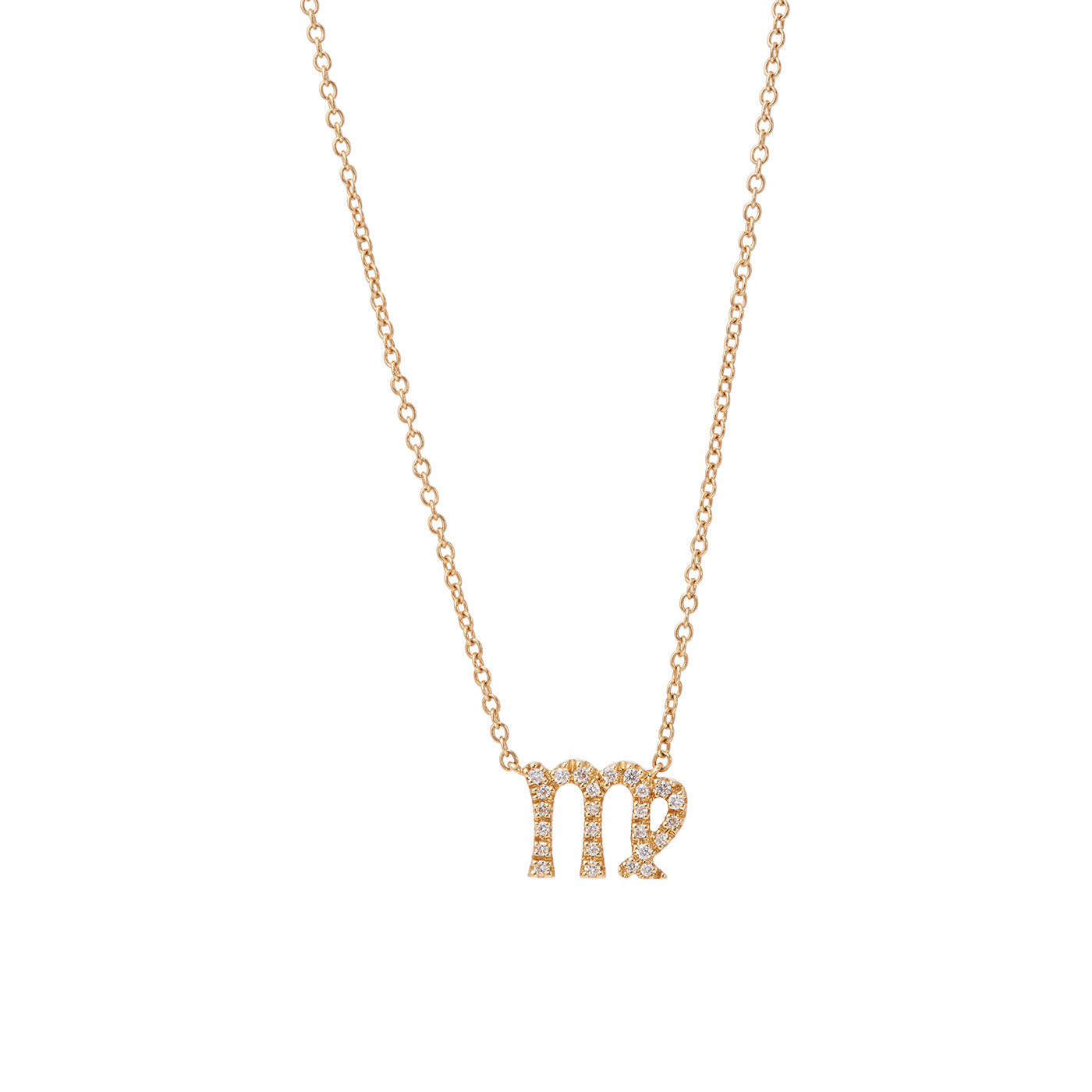 Virgo Necklace | Yellow Gold | Necklaces Necklaces