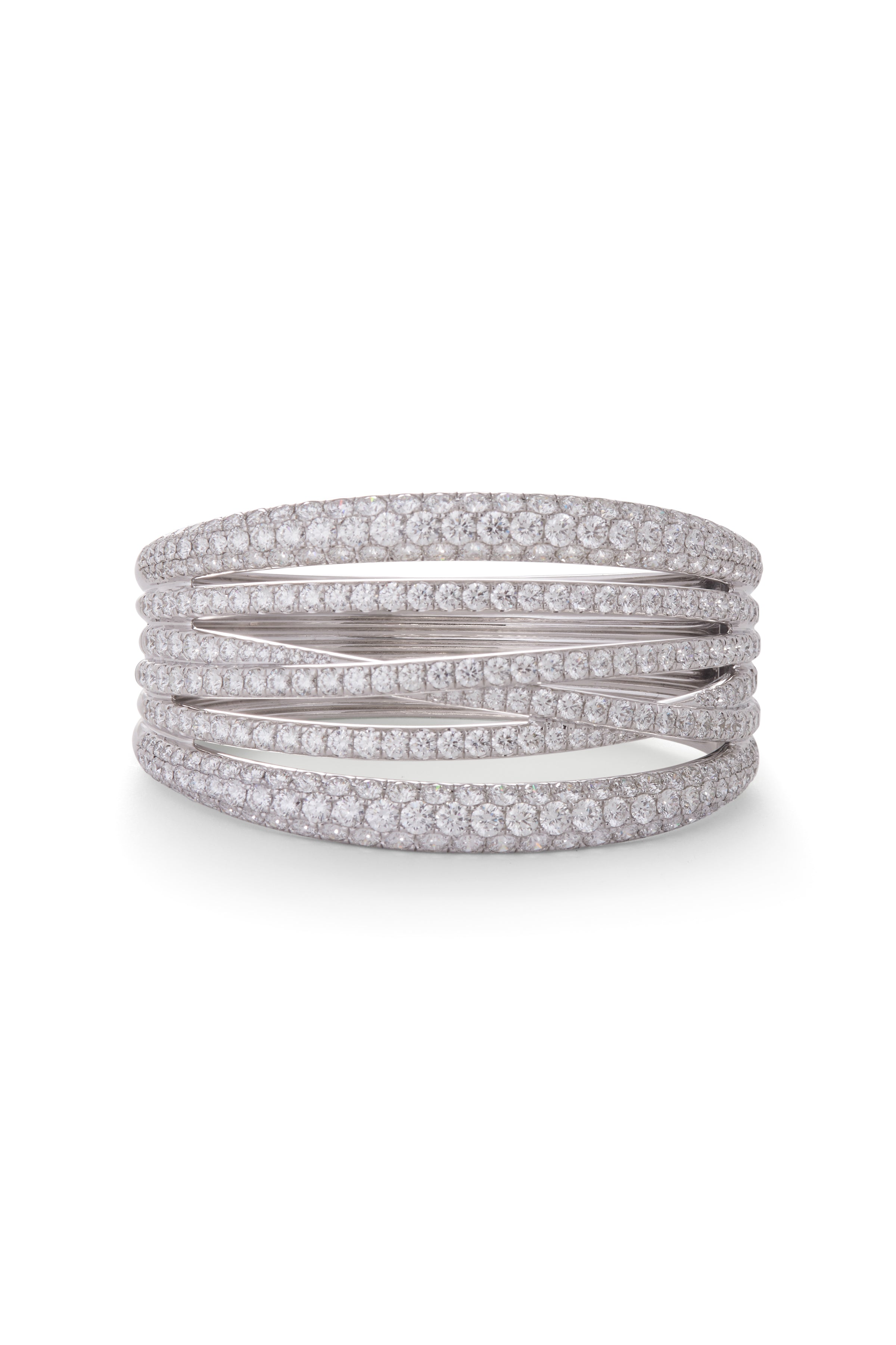 Diamond Pavé Scribble Bracelet