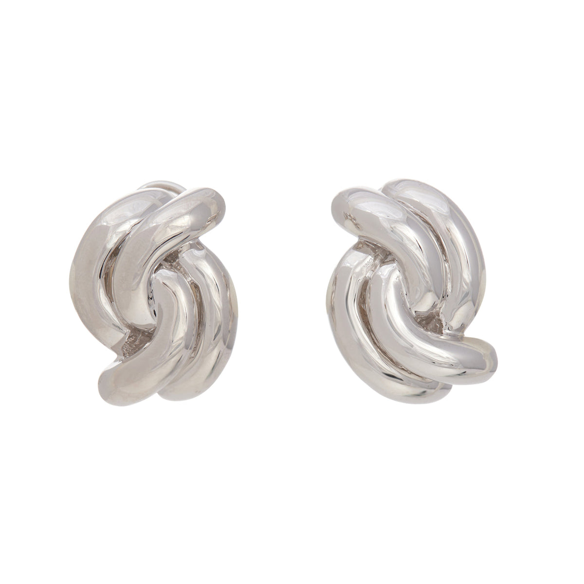 Swirl Earrings | White Gold | Earrings Earrings