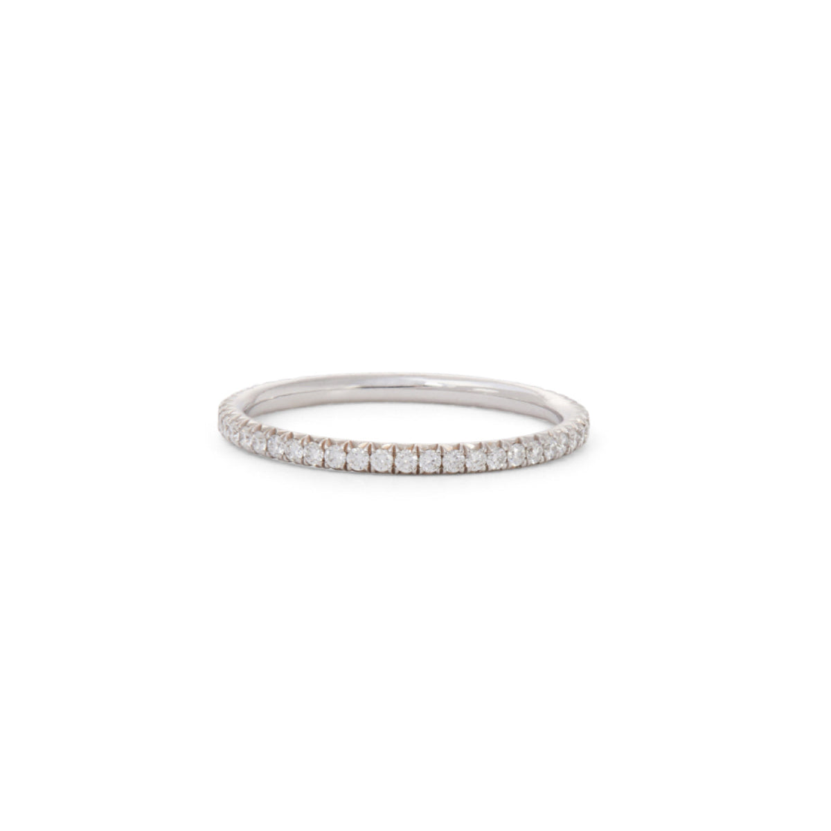 Micro Pave Diamond Band Ring