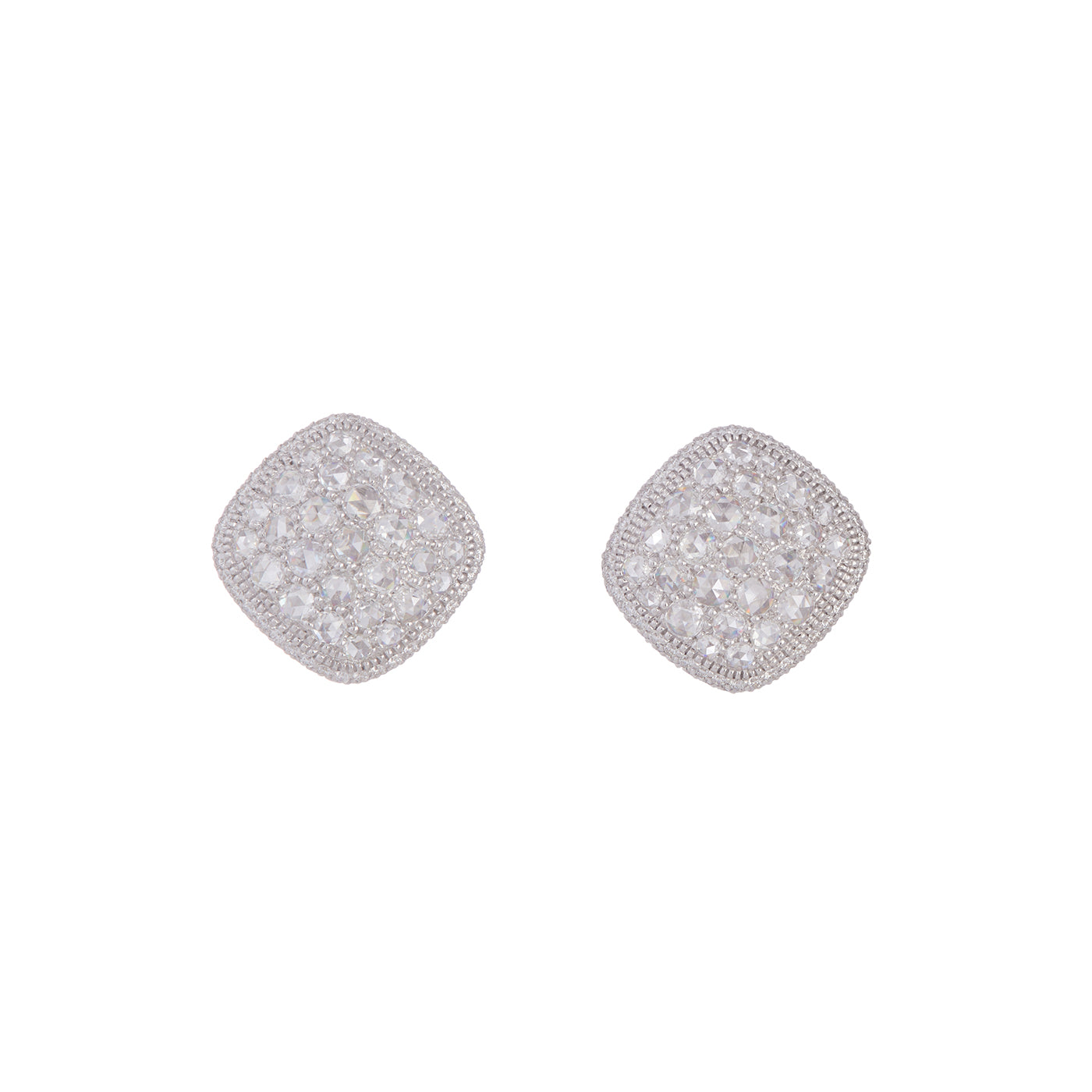 Square Diamond Earrings | Earrings