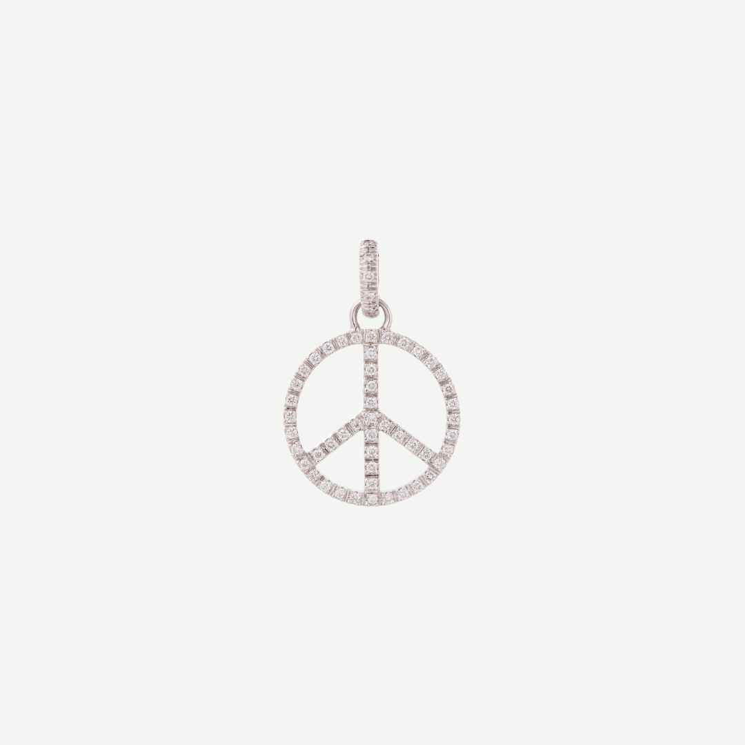 Diamond Peace Charm