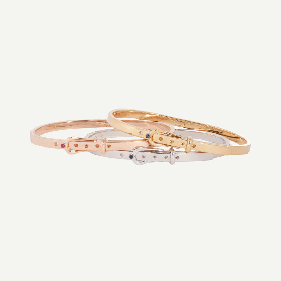 Narrow Buckle Bangle