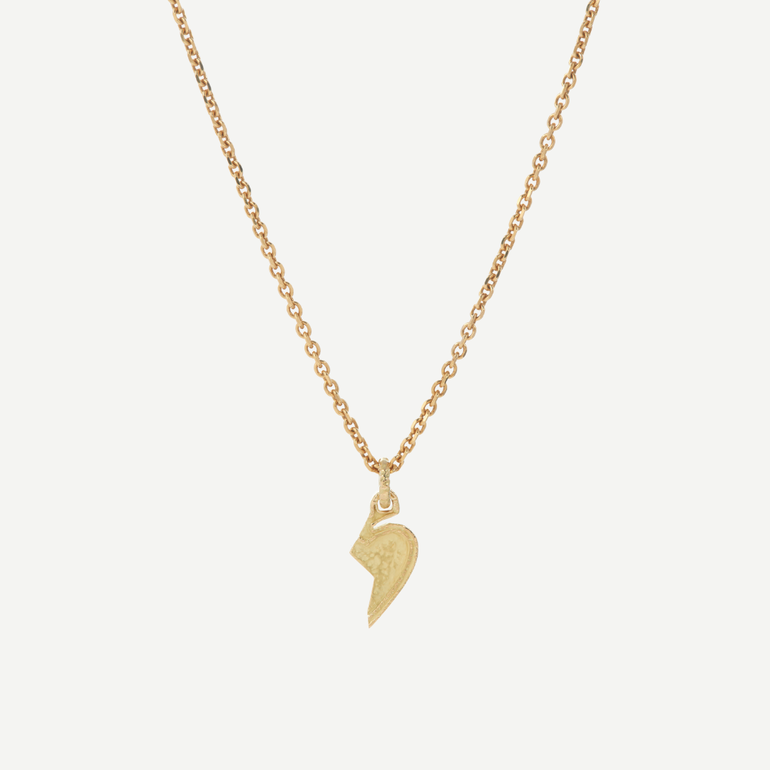 Split Heart Charm