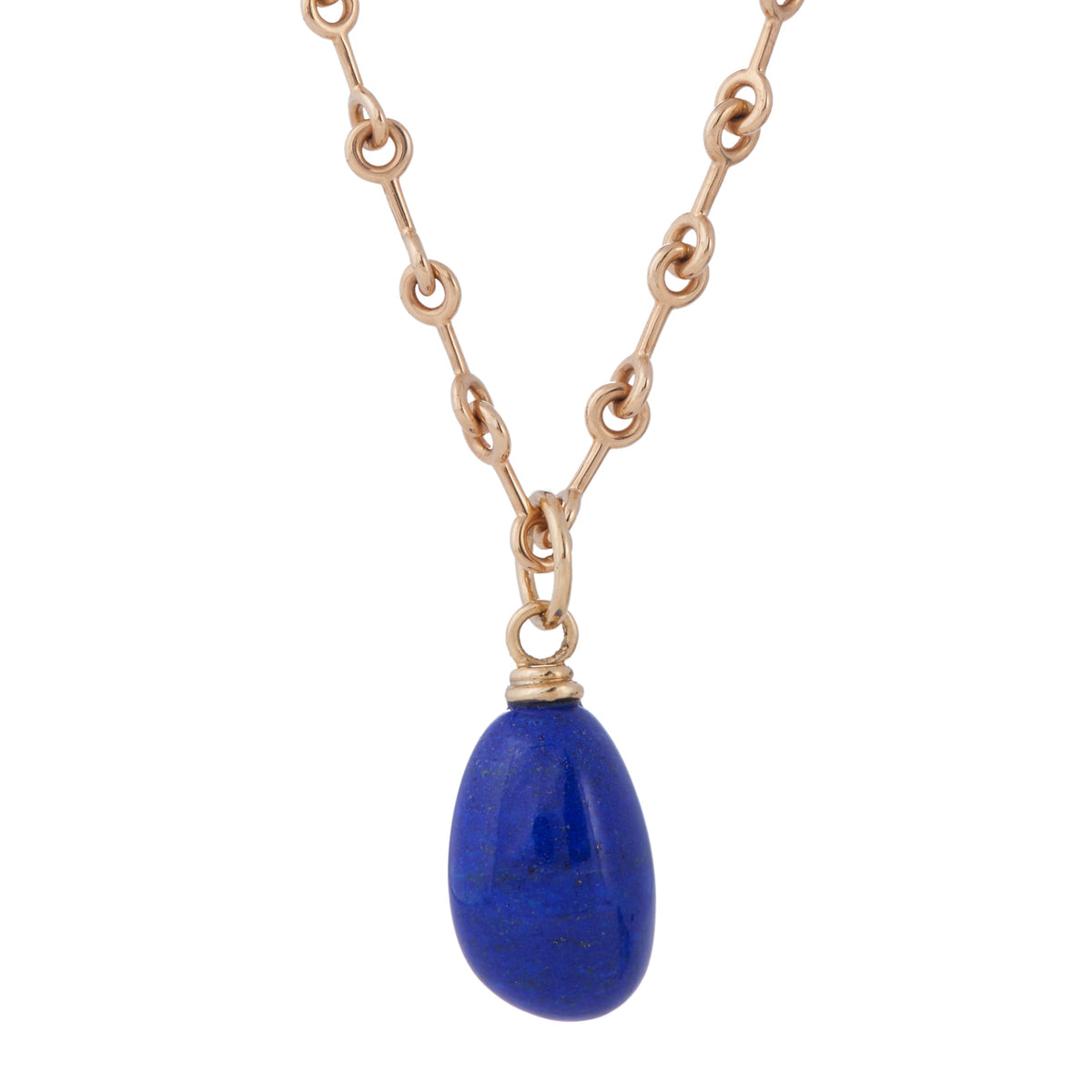 Lapis Pebble Charm