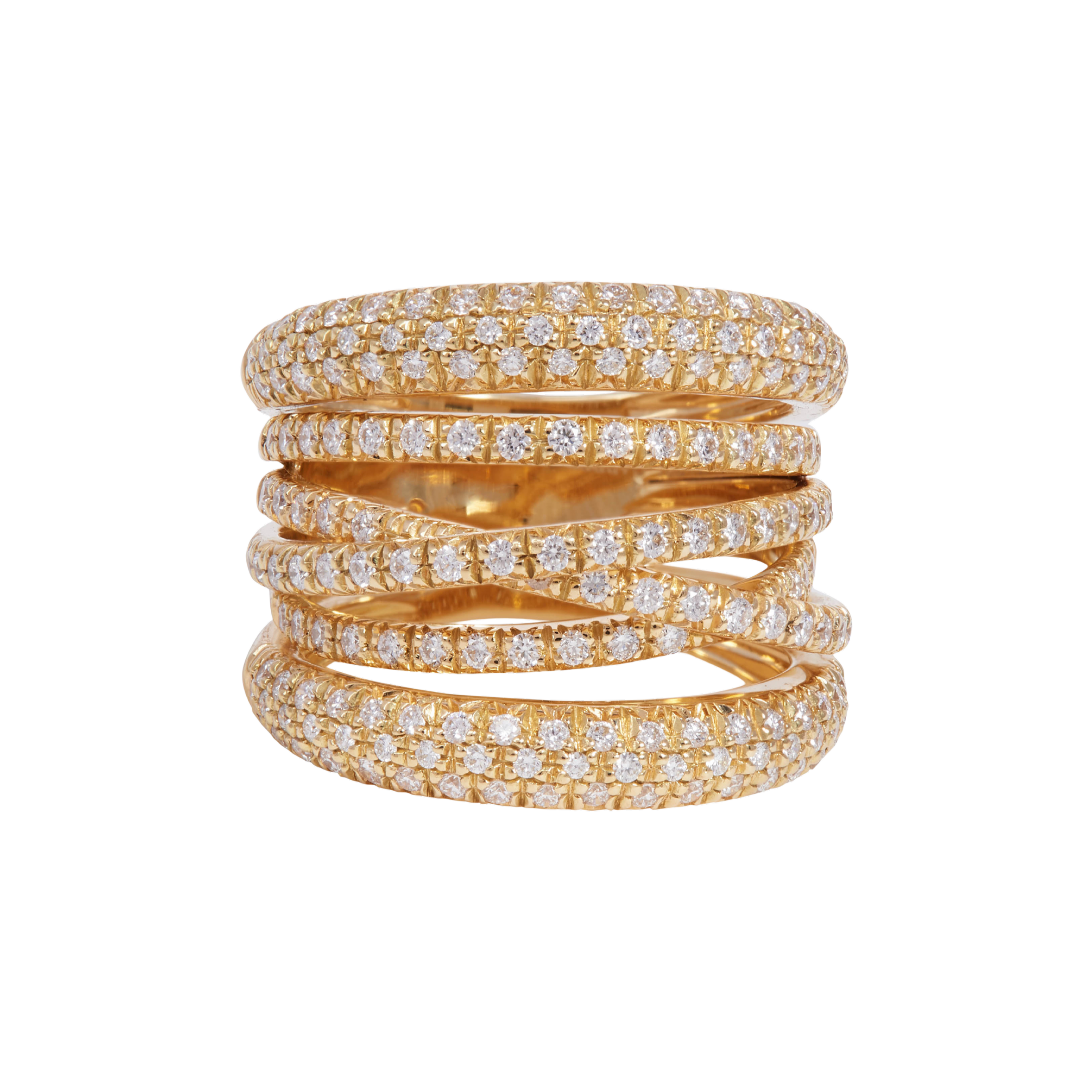 Diamond Scribble Ring