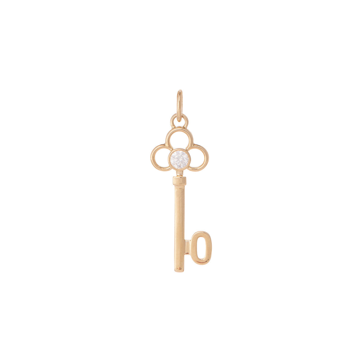 Alphabet Key Charm | Yellow Gold | Charms