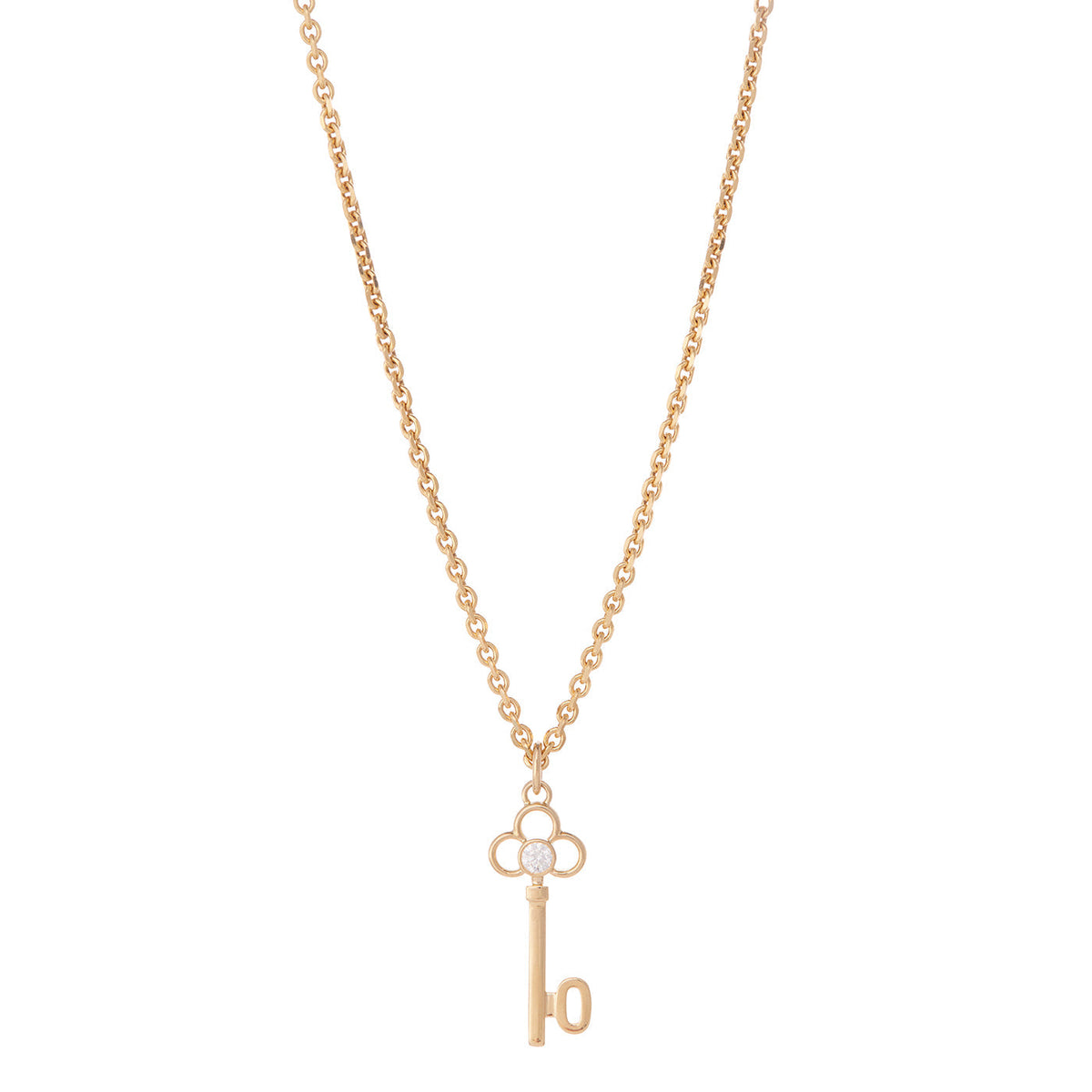 Alphabet Key Charm | Yellow Gold | Charms