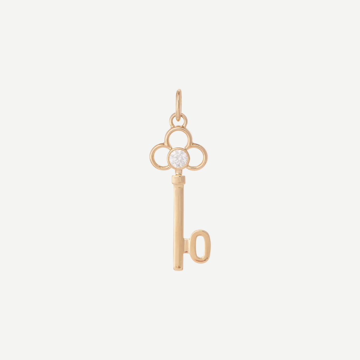 Alphabet Key Charm | Yellow Gold | Charms